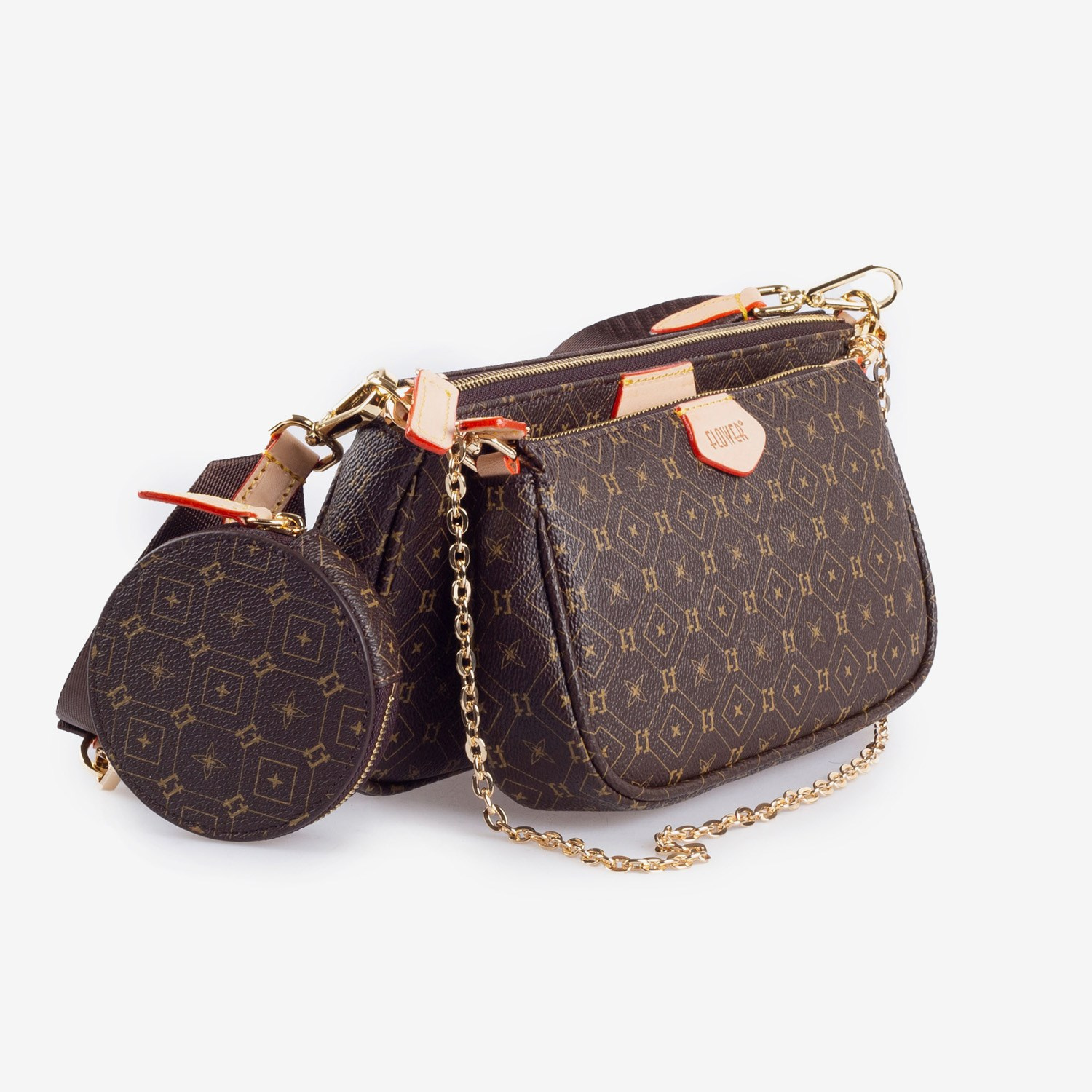 Kahve Monogram Kadın Çanta