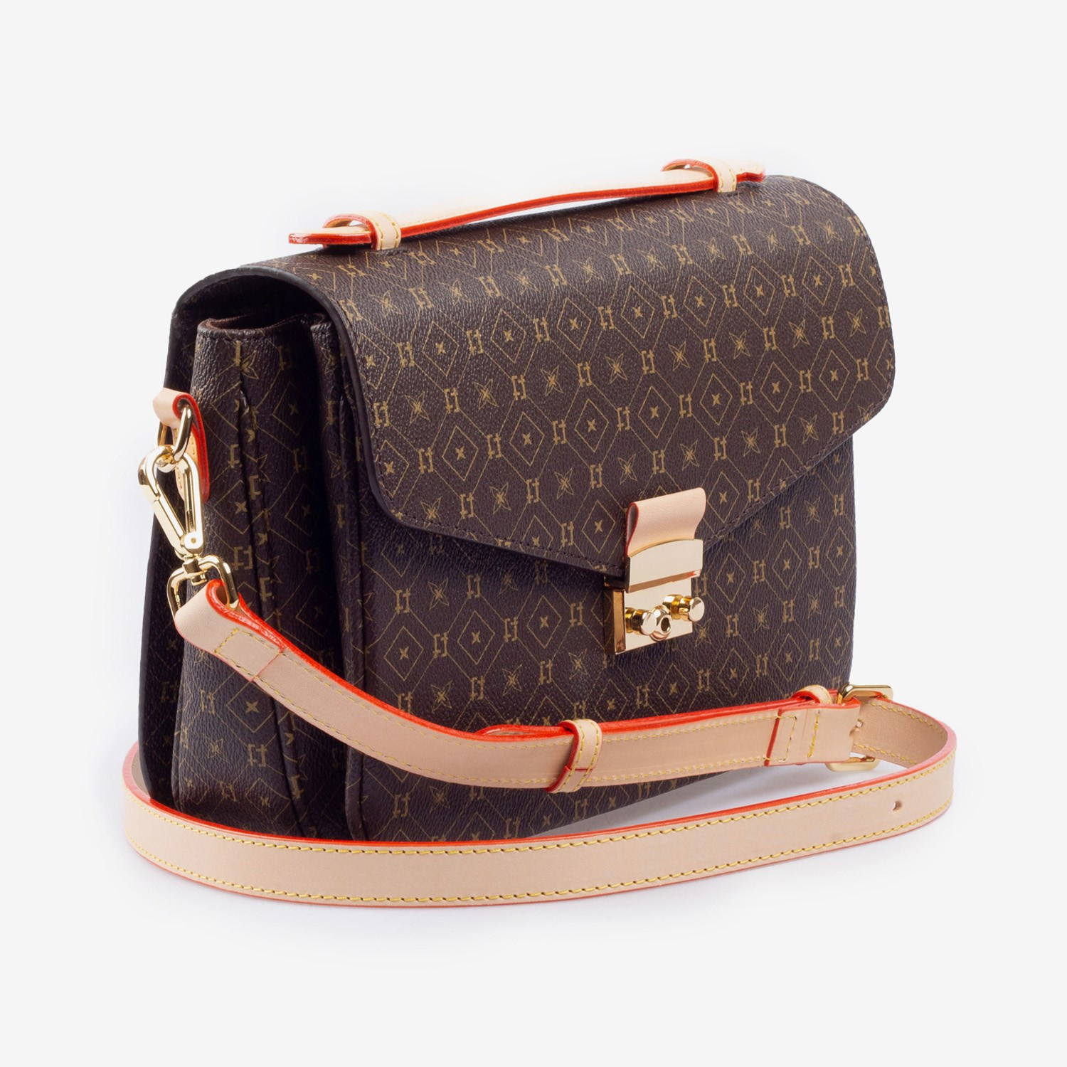 Kahve Monogram Kadın Çanta