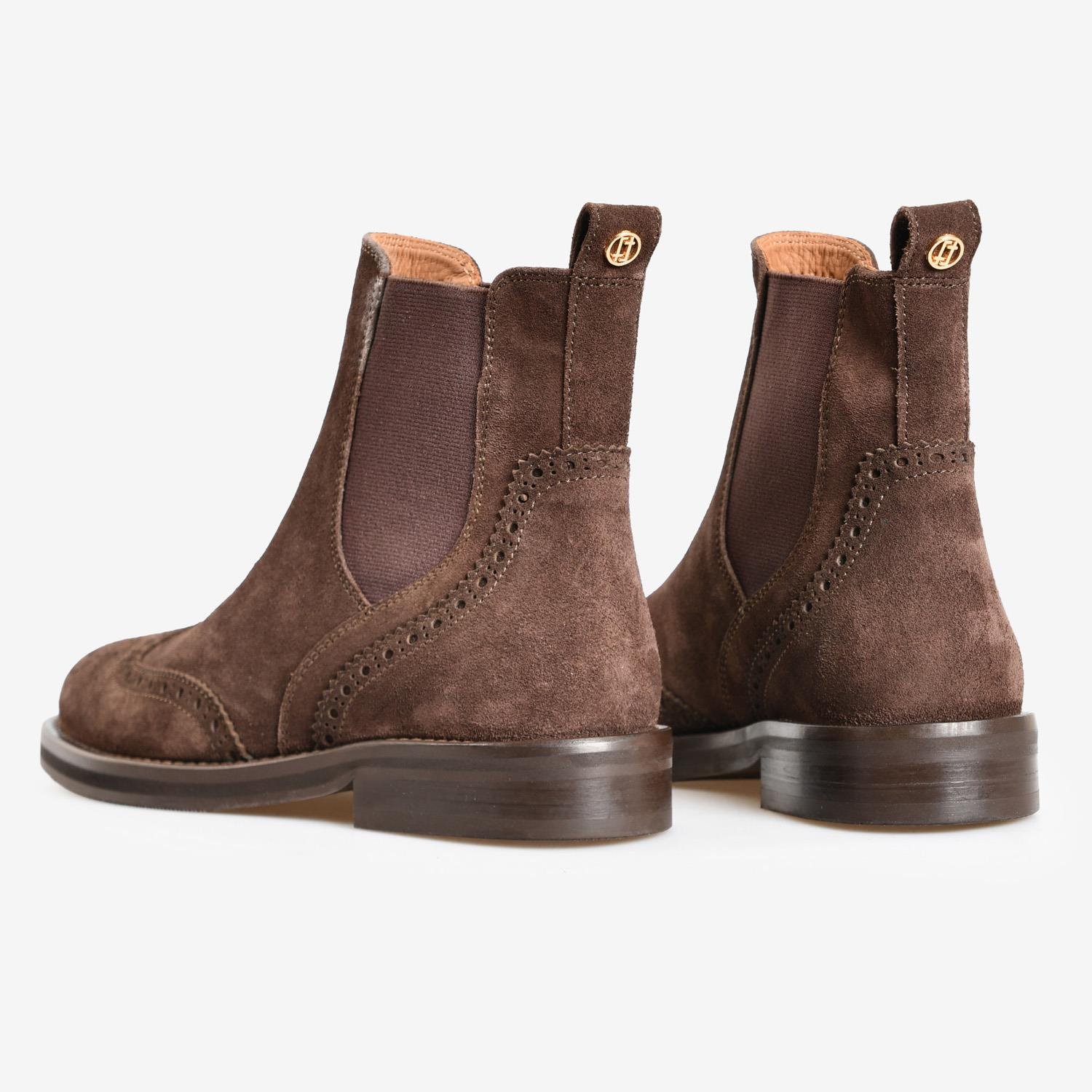 Kahve Süet Bağcıksız Düz Kadın Abiye Bot