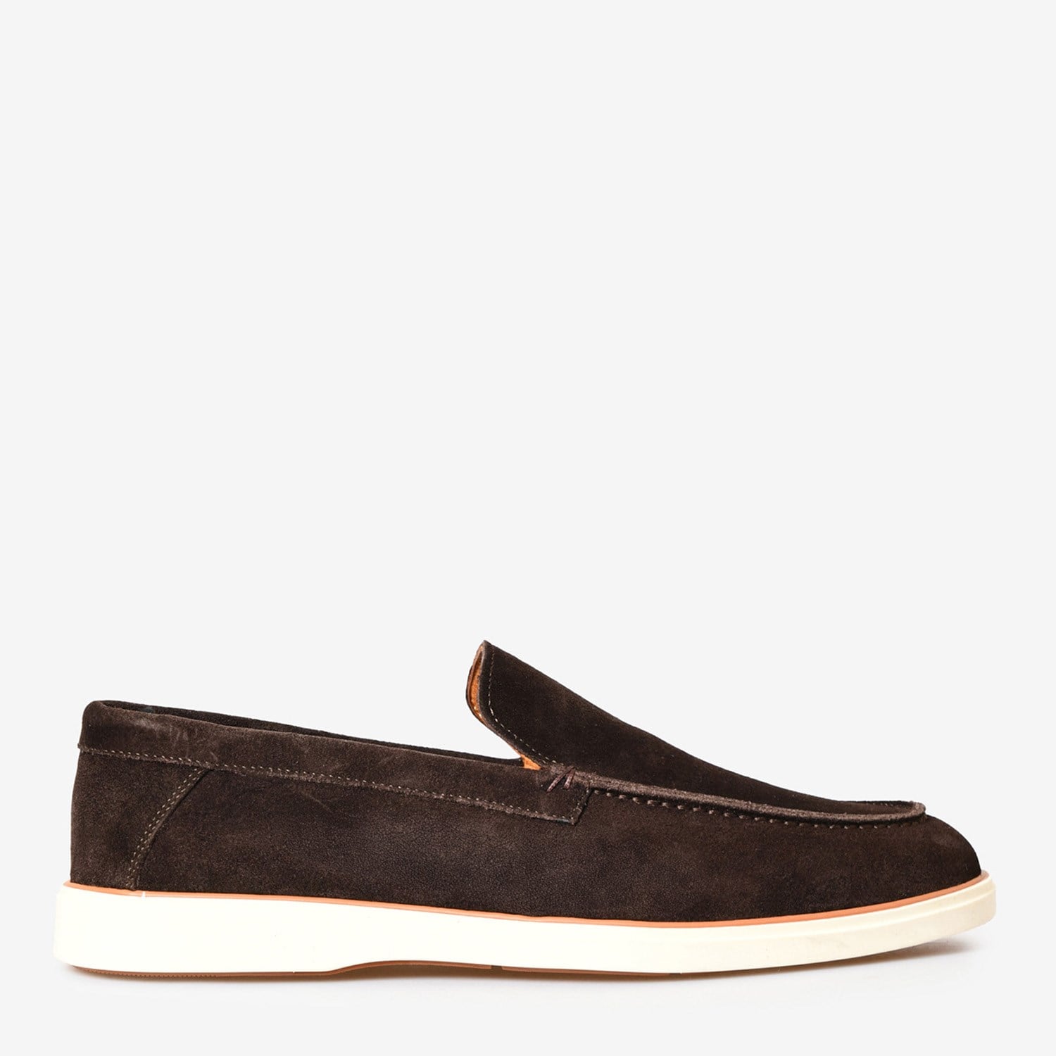 Kahve Süet Erkek Loafer