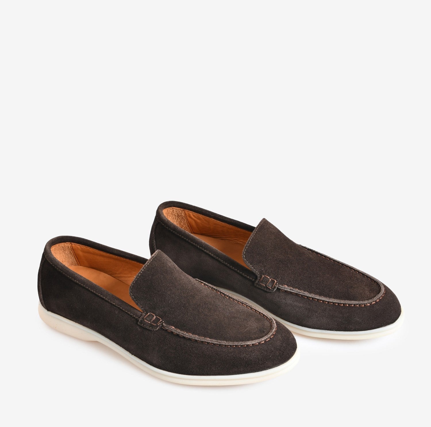 Kahve Süet Erkek Loafer