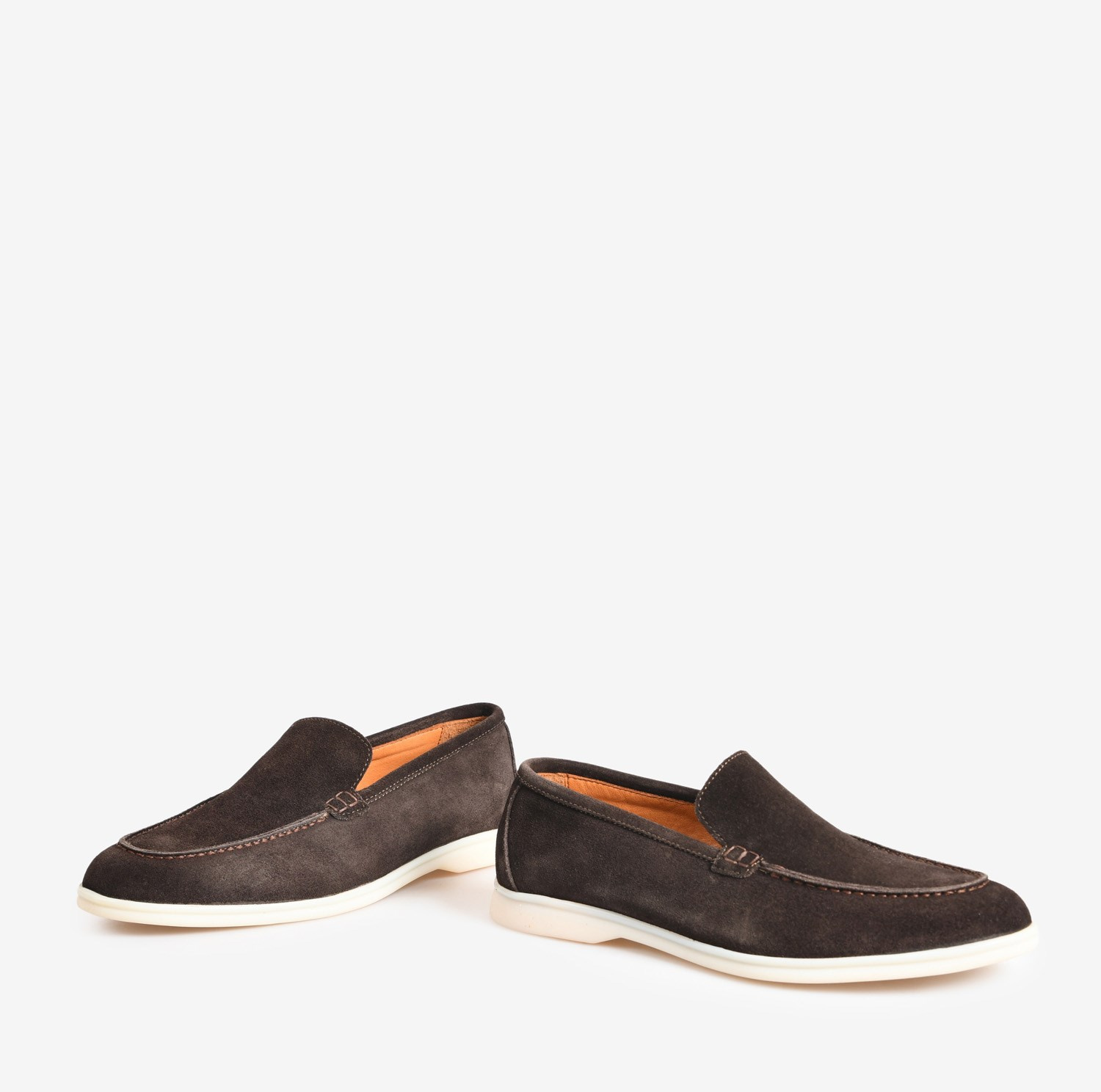 Kahve Süet Erkek Loafer