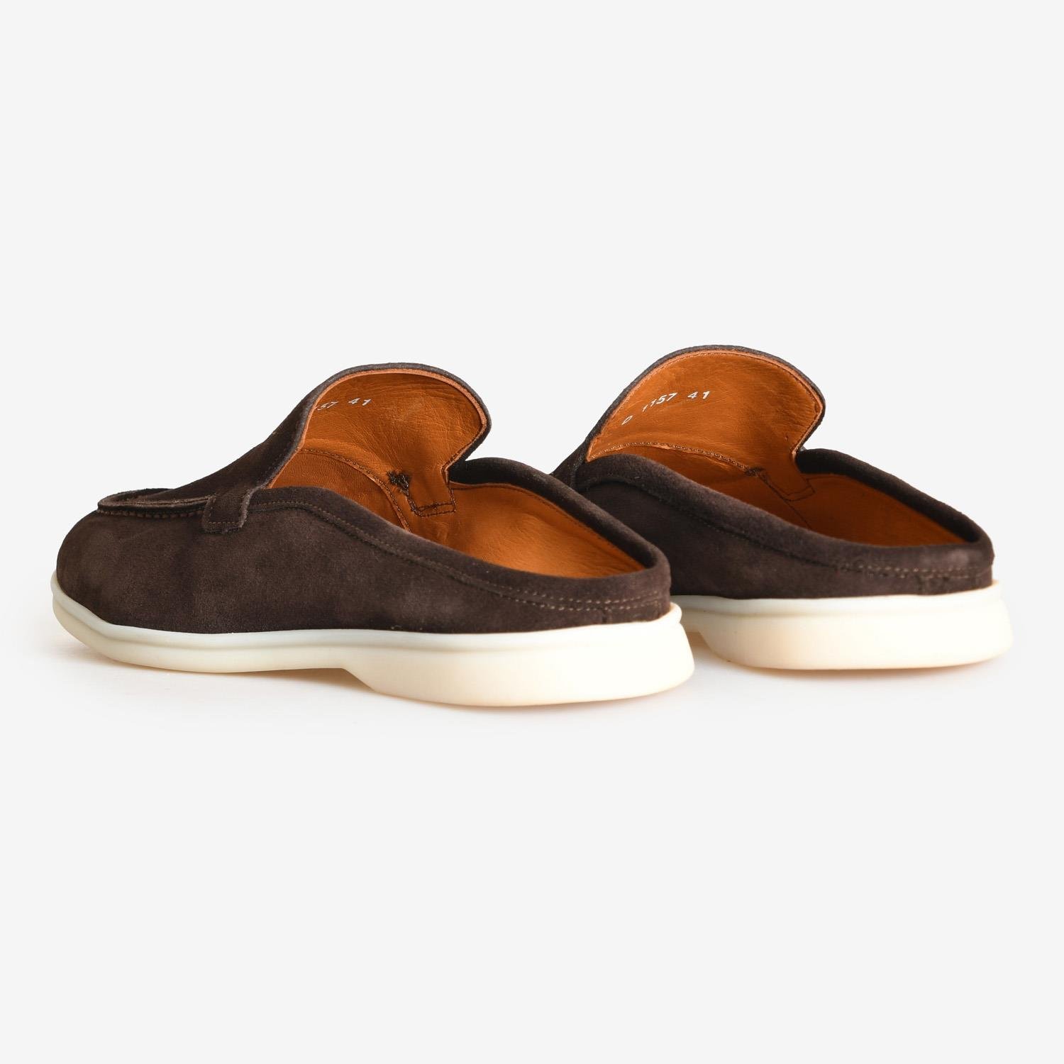 Kahve Süet Günlük Erkek Terlik