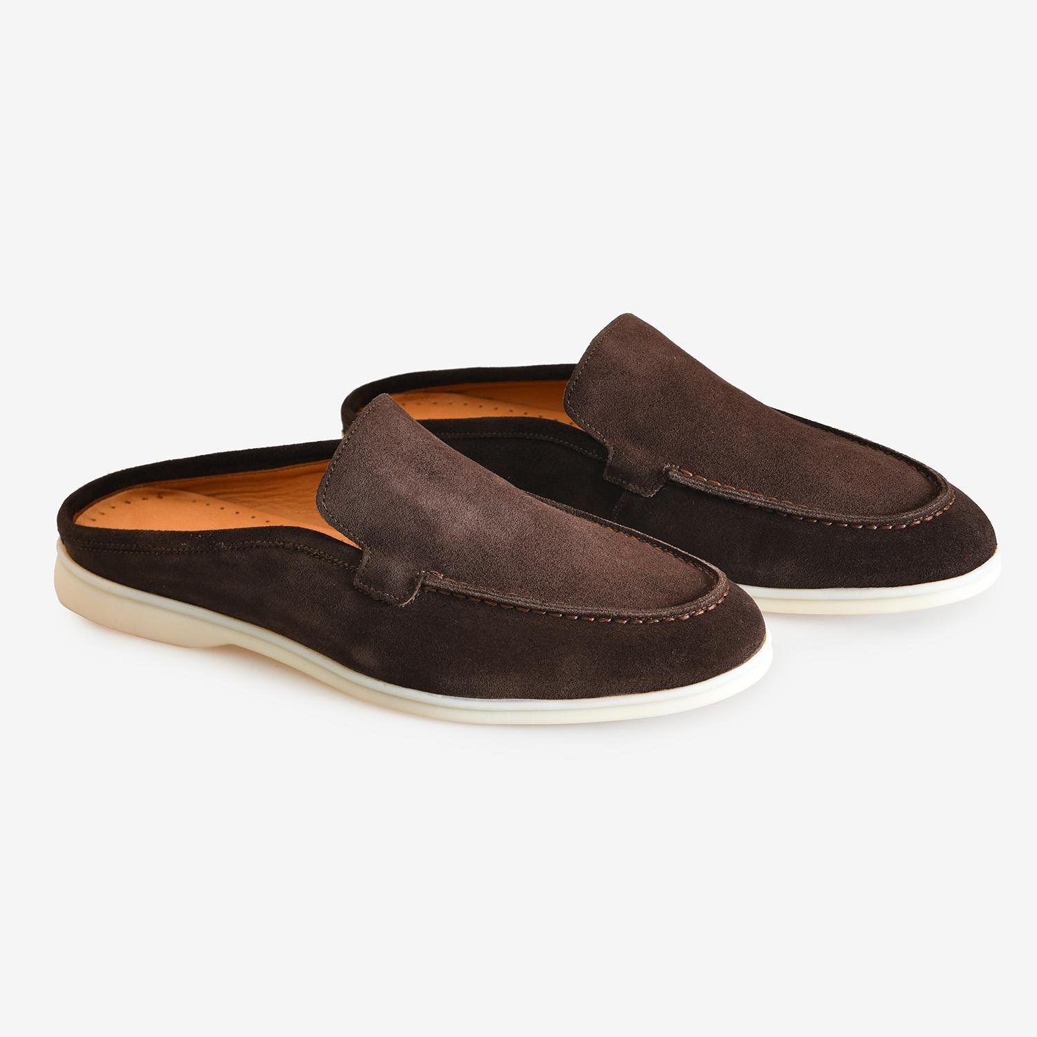 Kahve Süet Günlük Erkek Terlik