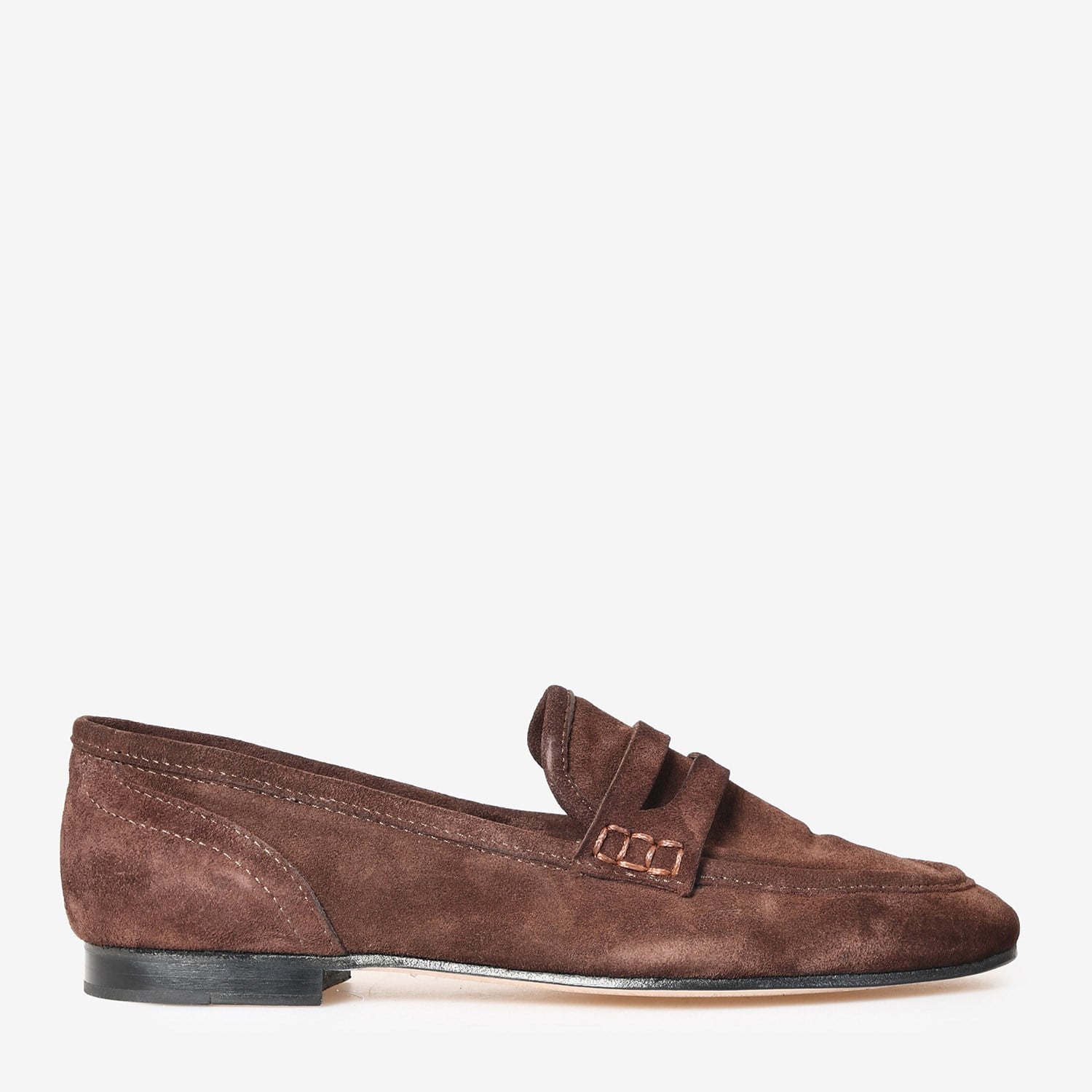 Kahve Süet Kadın Loafer