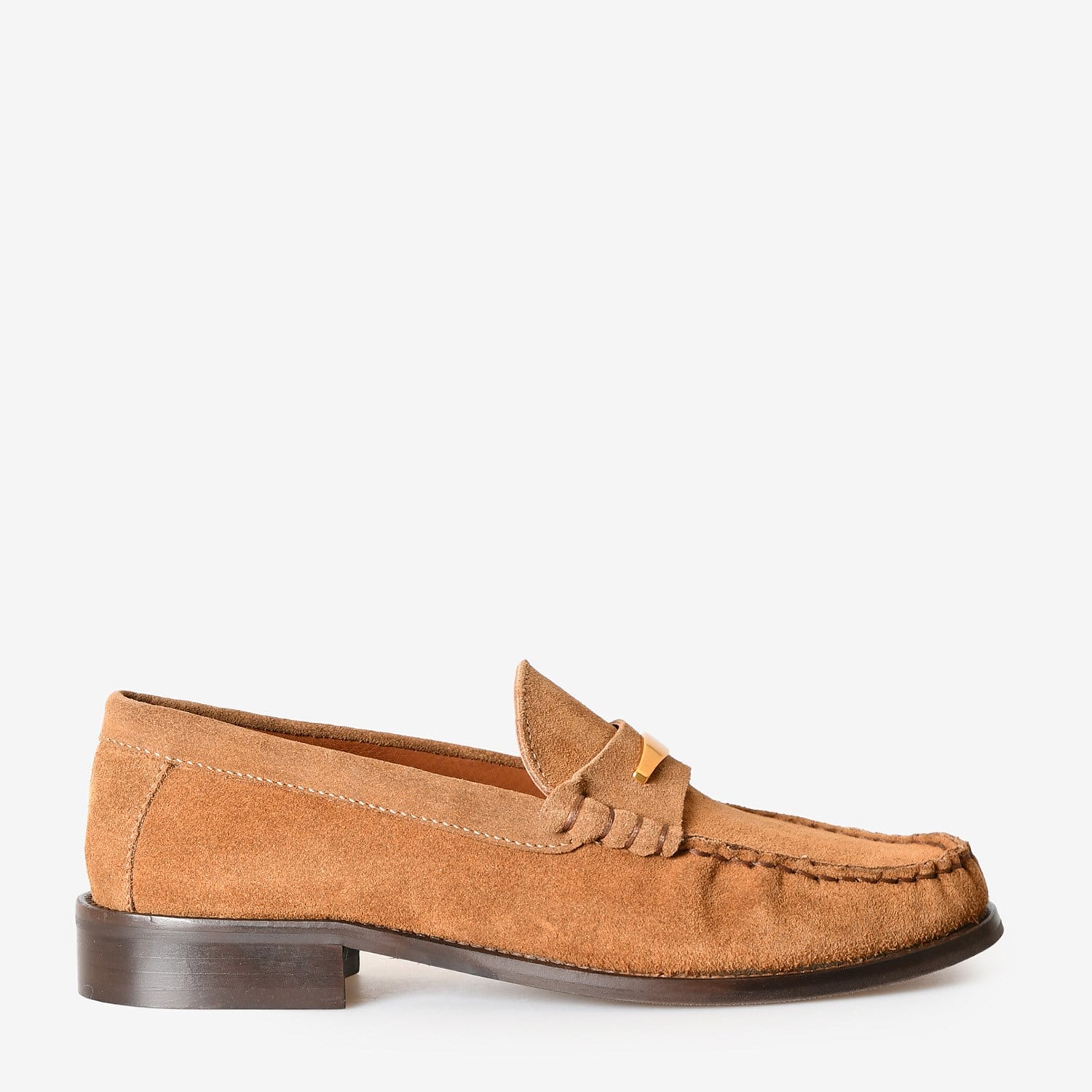 Kahve Süet Kadın Loafer