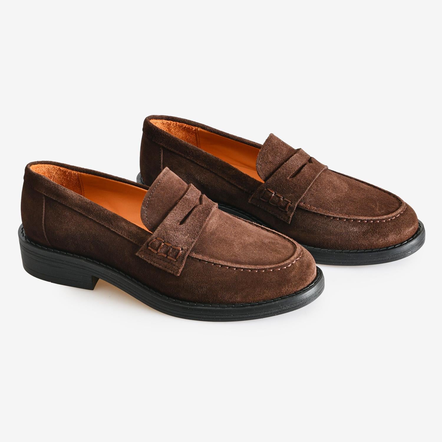 Kahve Süet Kadın Loafer