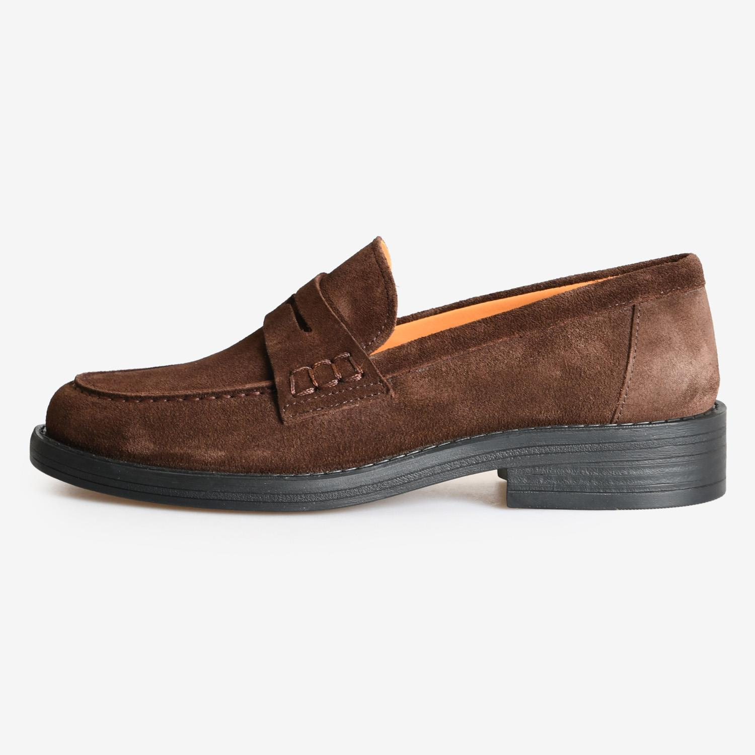 Kahve Süet Kadın Loafer