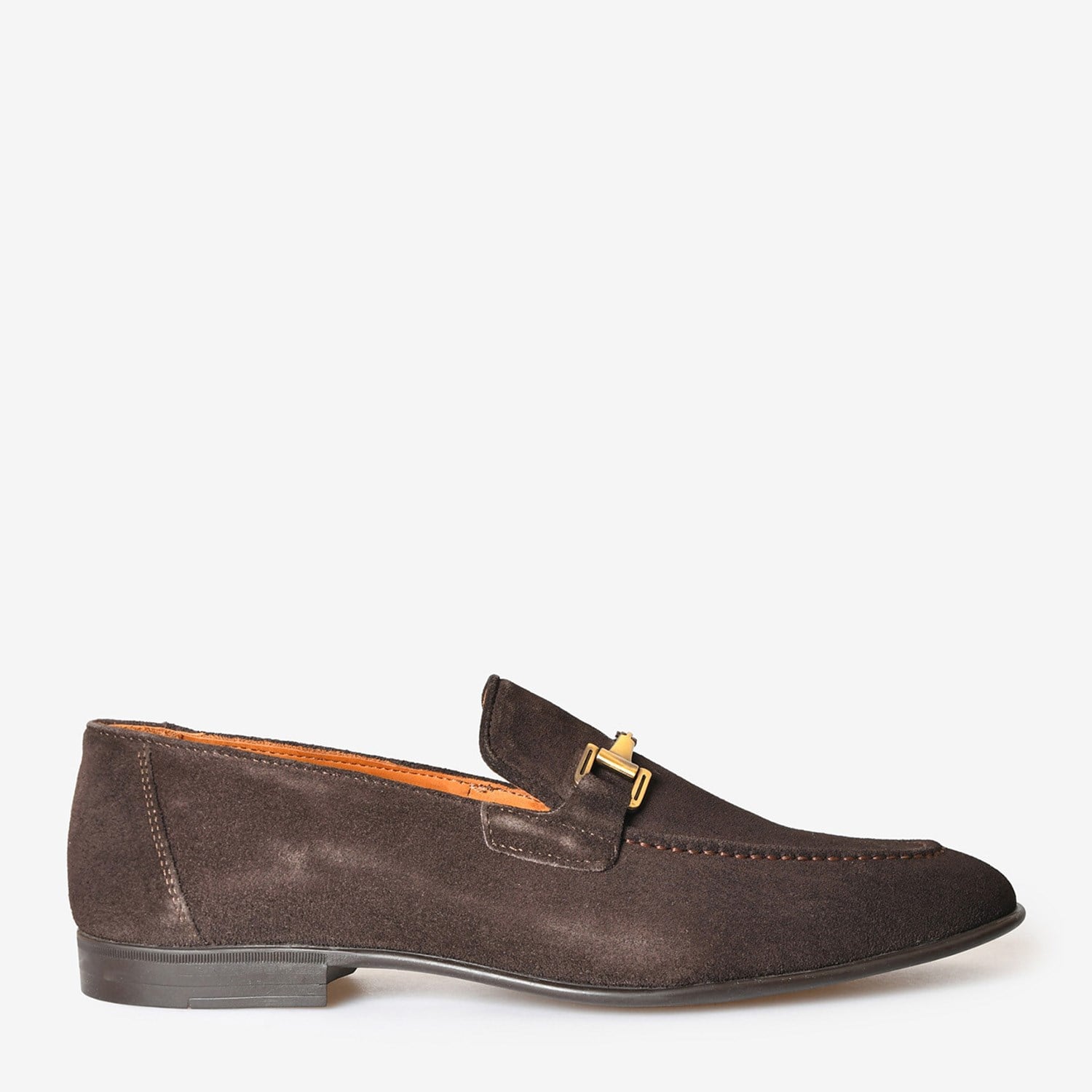 Kahve Süet Tokalı Erkek Loafer