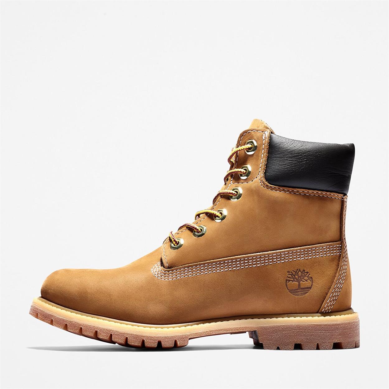 Kahverengi Deri Timberland Kadın Bot