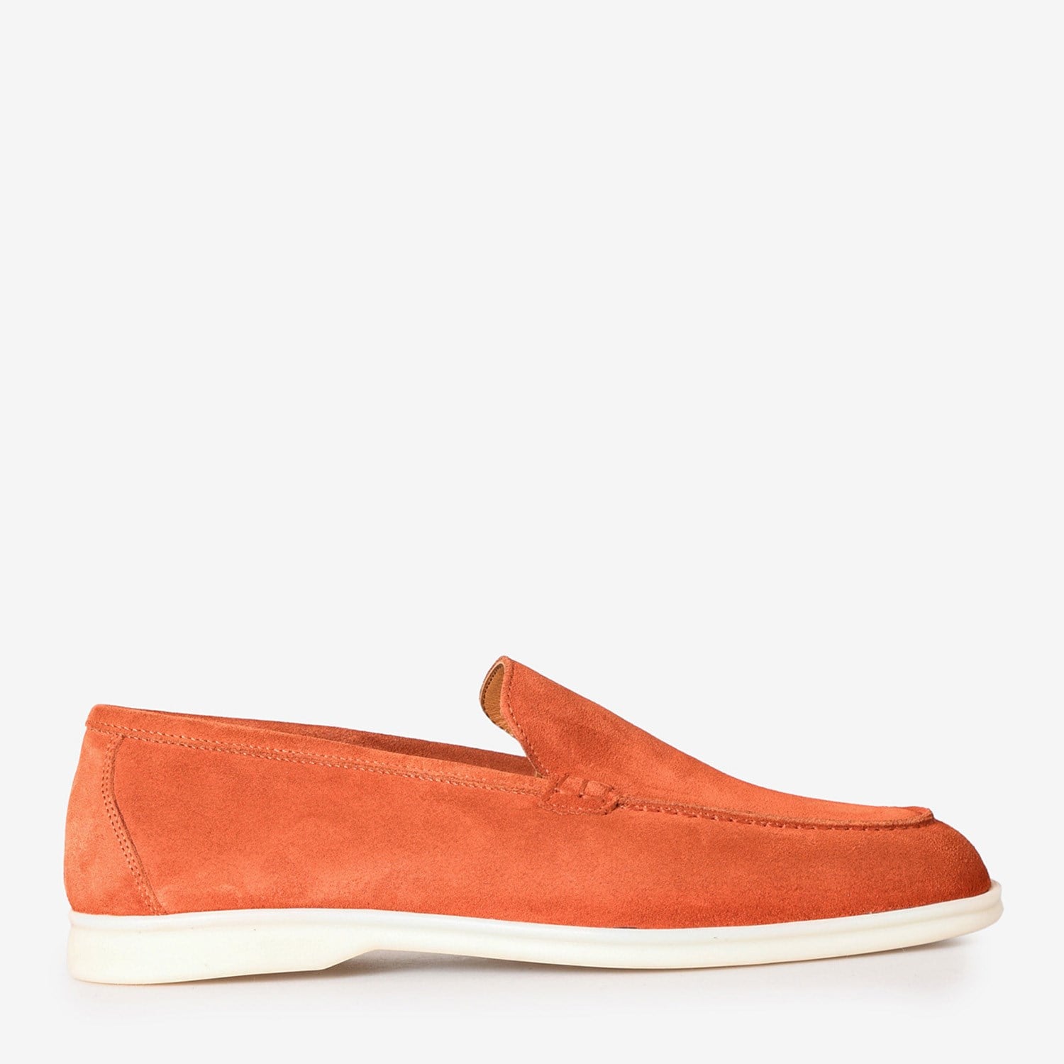 Kiremit Süet Erkek Loafer