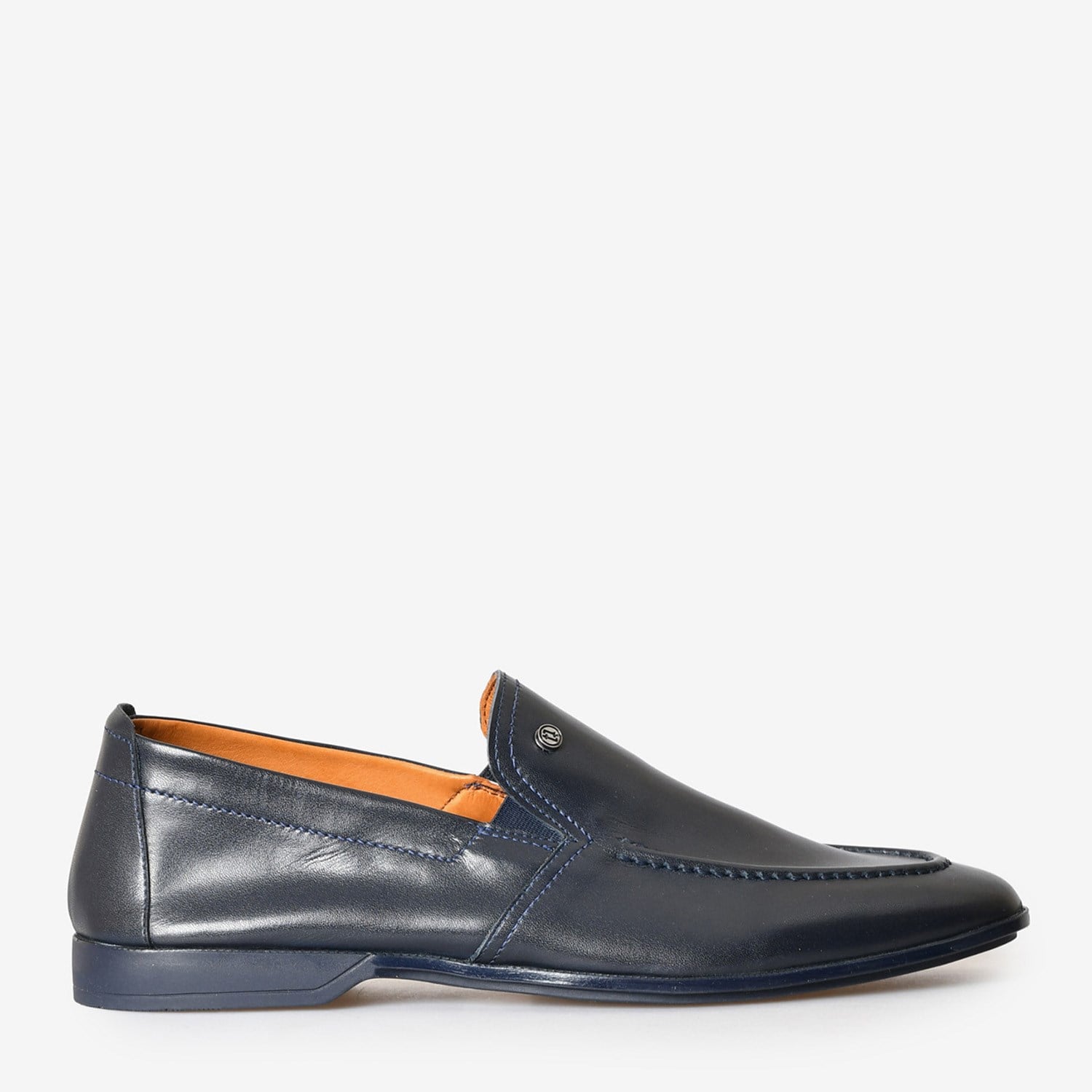 Lacivert Deri Erkek Loafer
