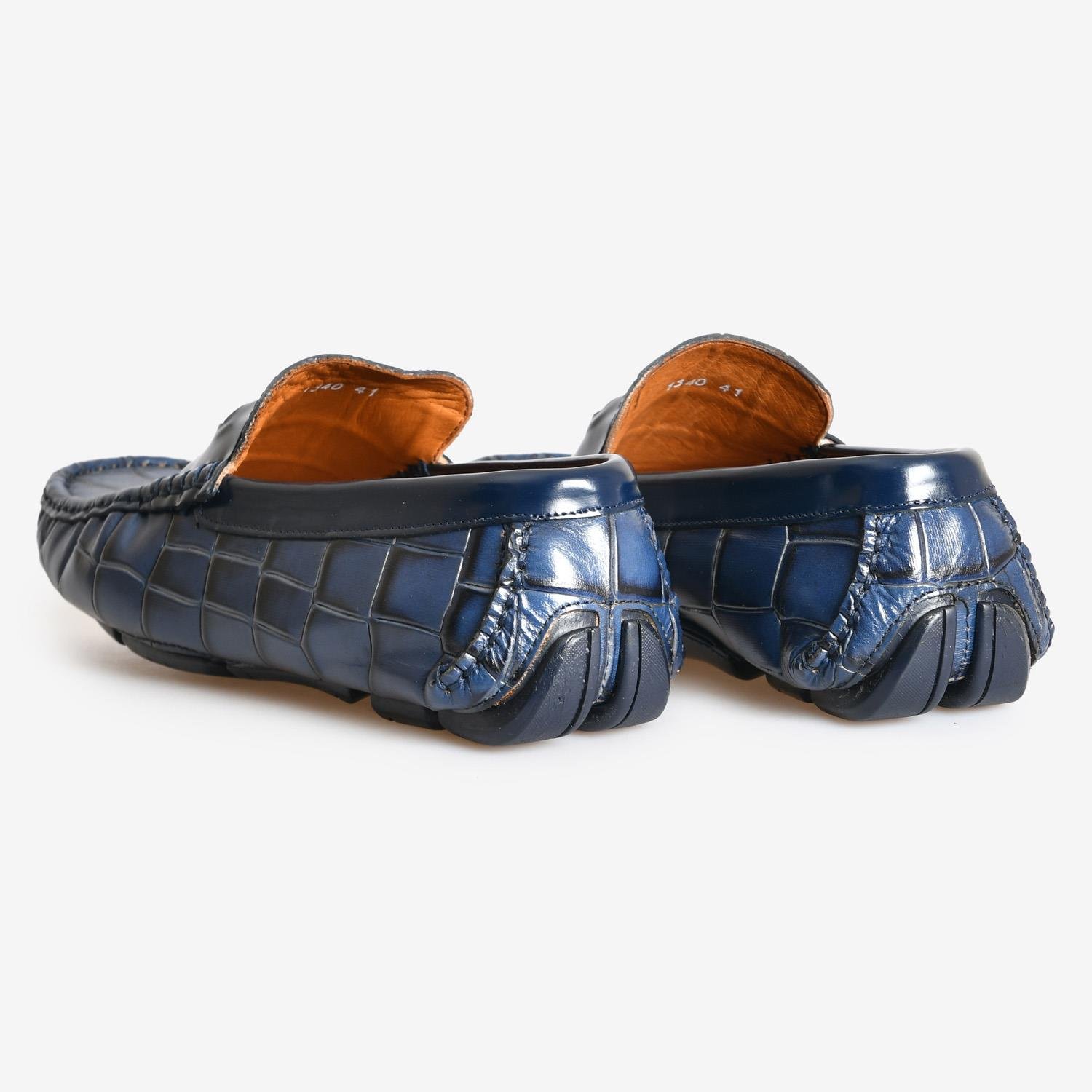 Lacivert Deri Erkek Loafer