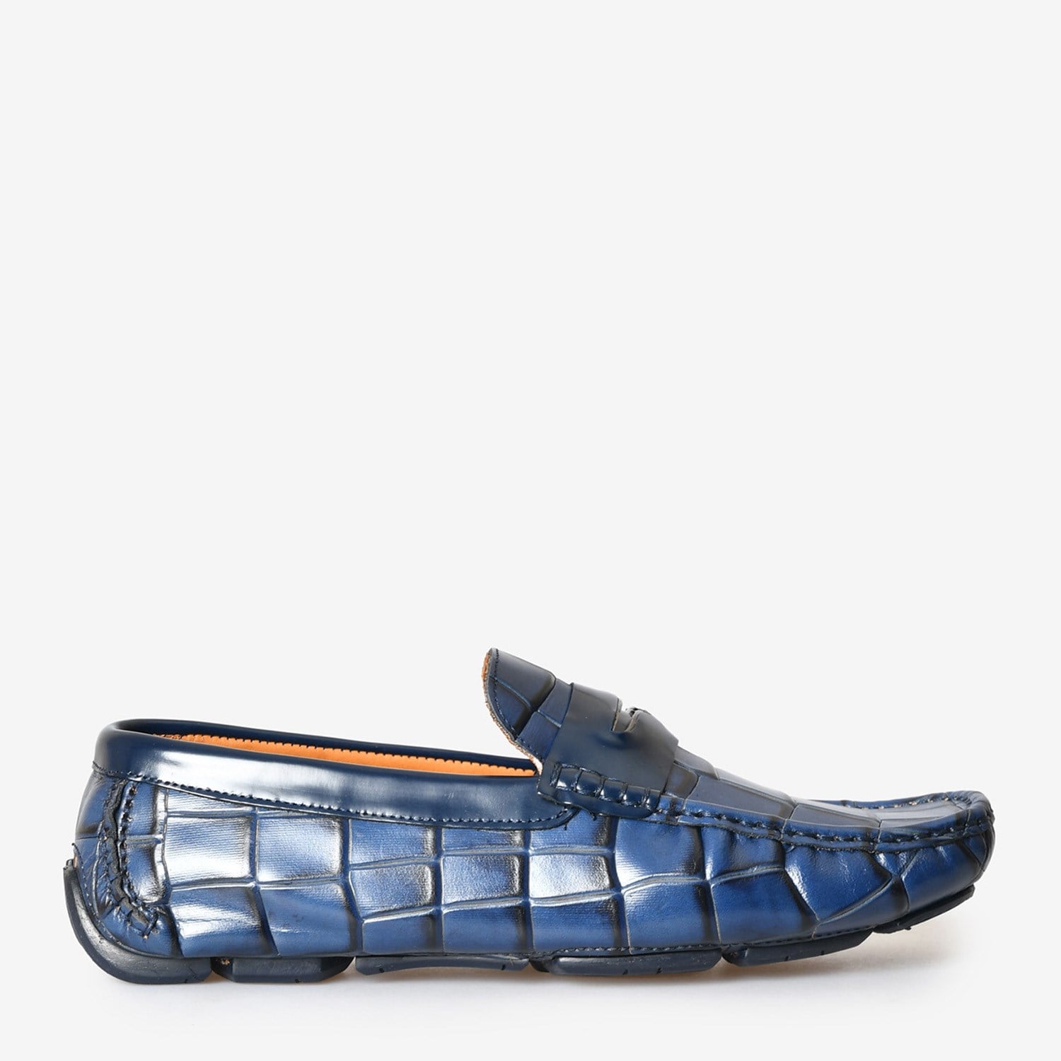 Lacivert Deri Erkek Loafer