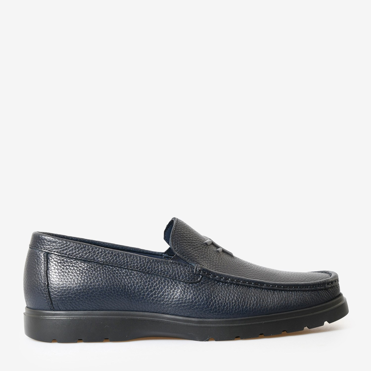 Lacivert Deri Erkek Loafer