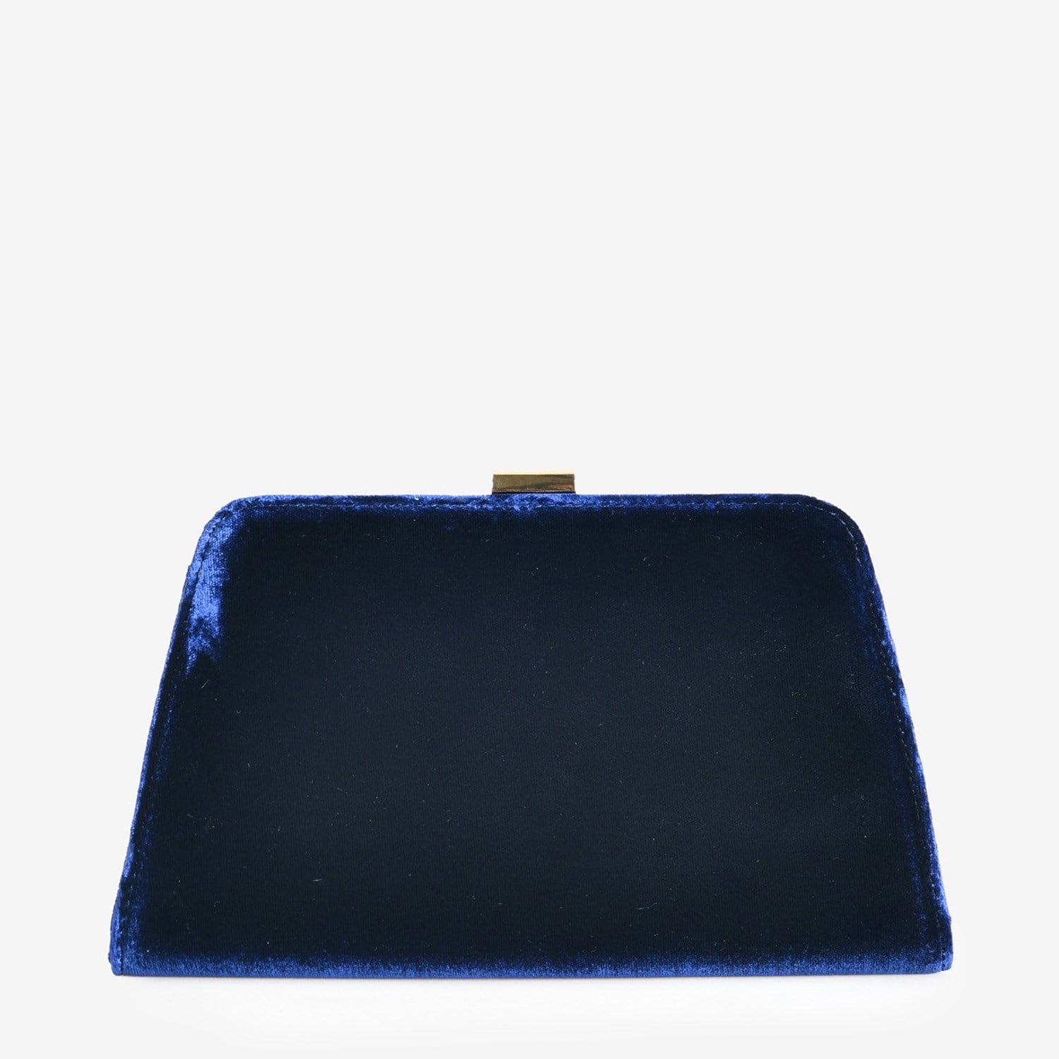 Lacivert Kadife Kadın Abiye El Çantası