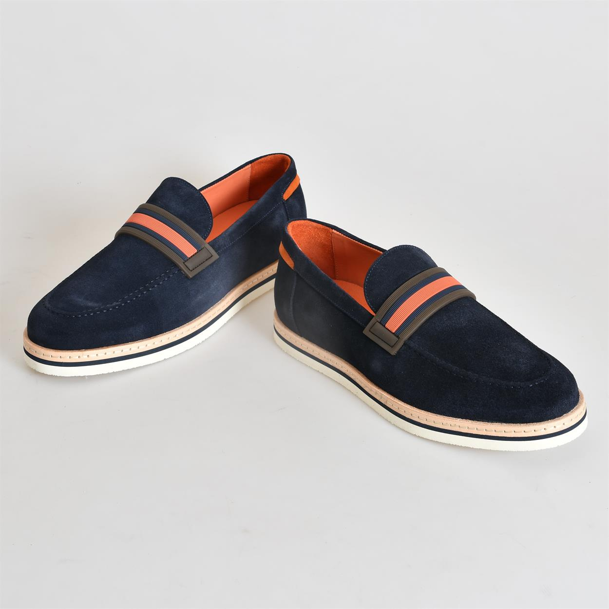 Lacivert Süet Erkek Günlük Ayakkabı