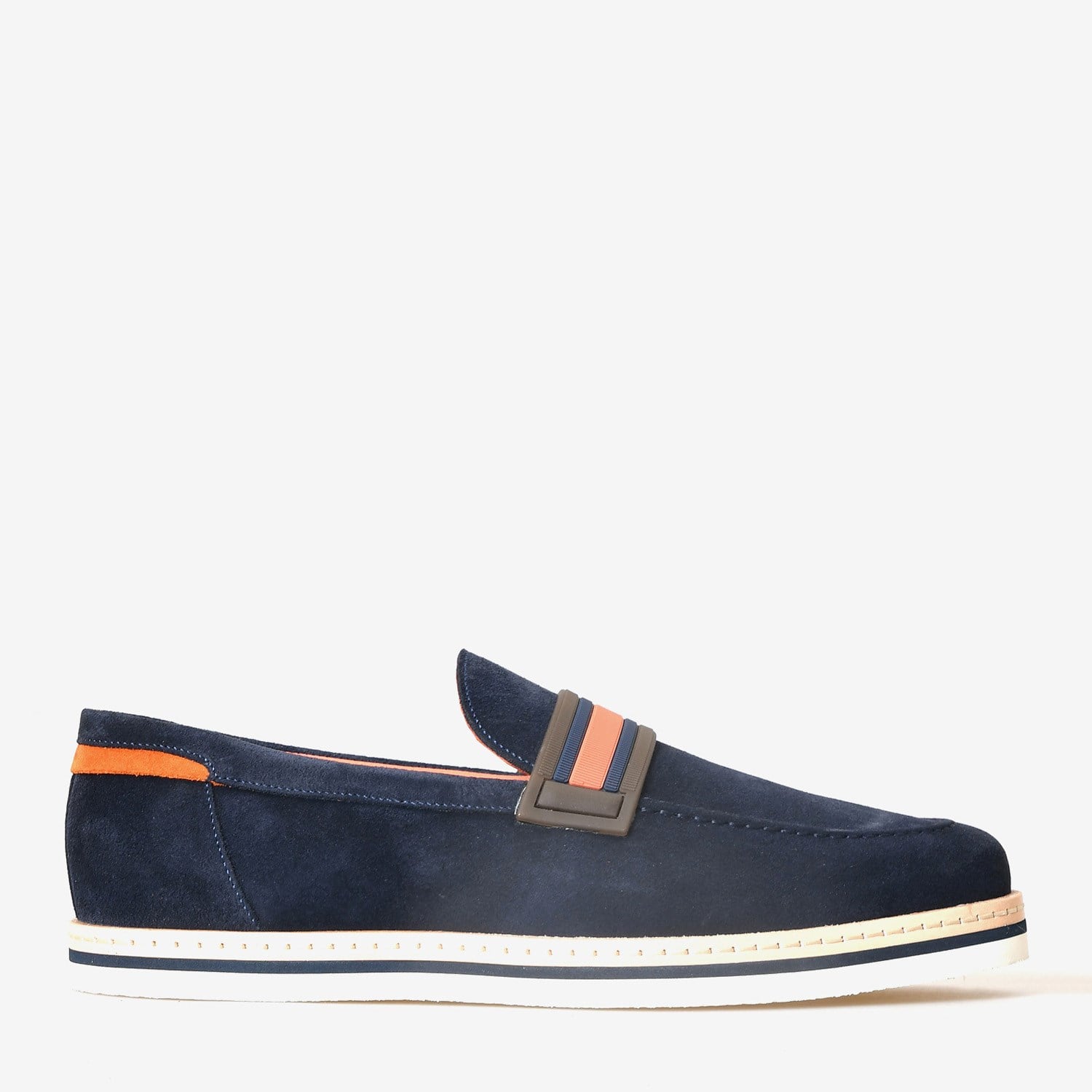 Lacivert Süet Erkek Loafer Ayakkabı