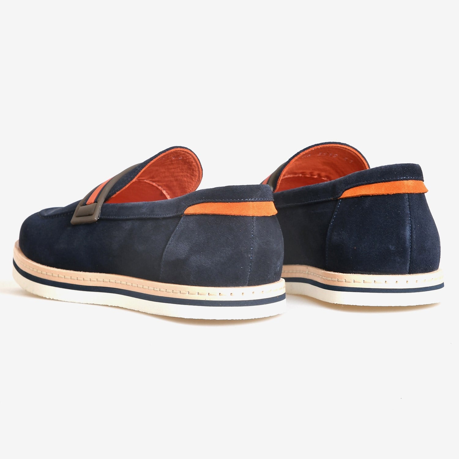 Lacivert Süet Erkek Loafer Ayakkabı