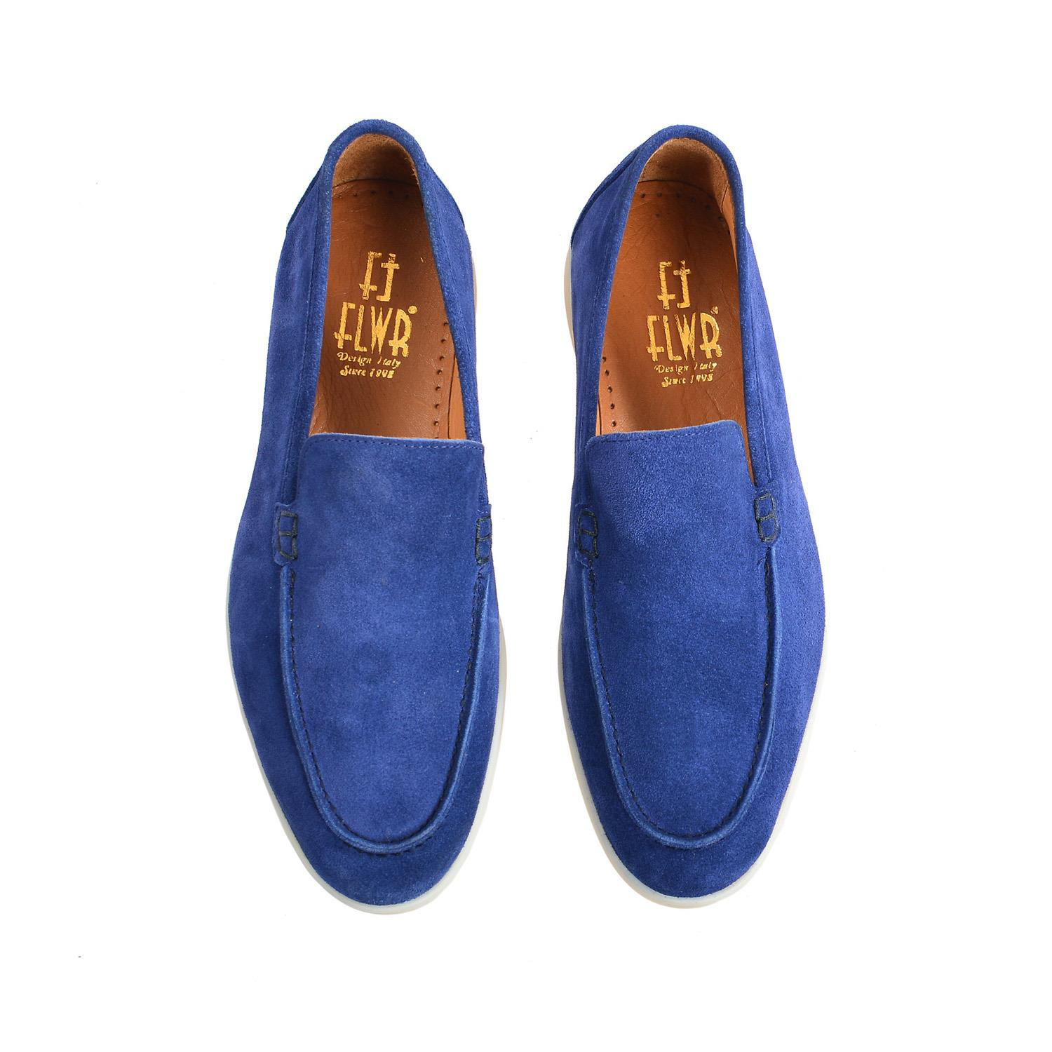 Lacivert Süet Erkek Loafer