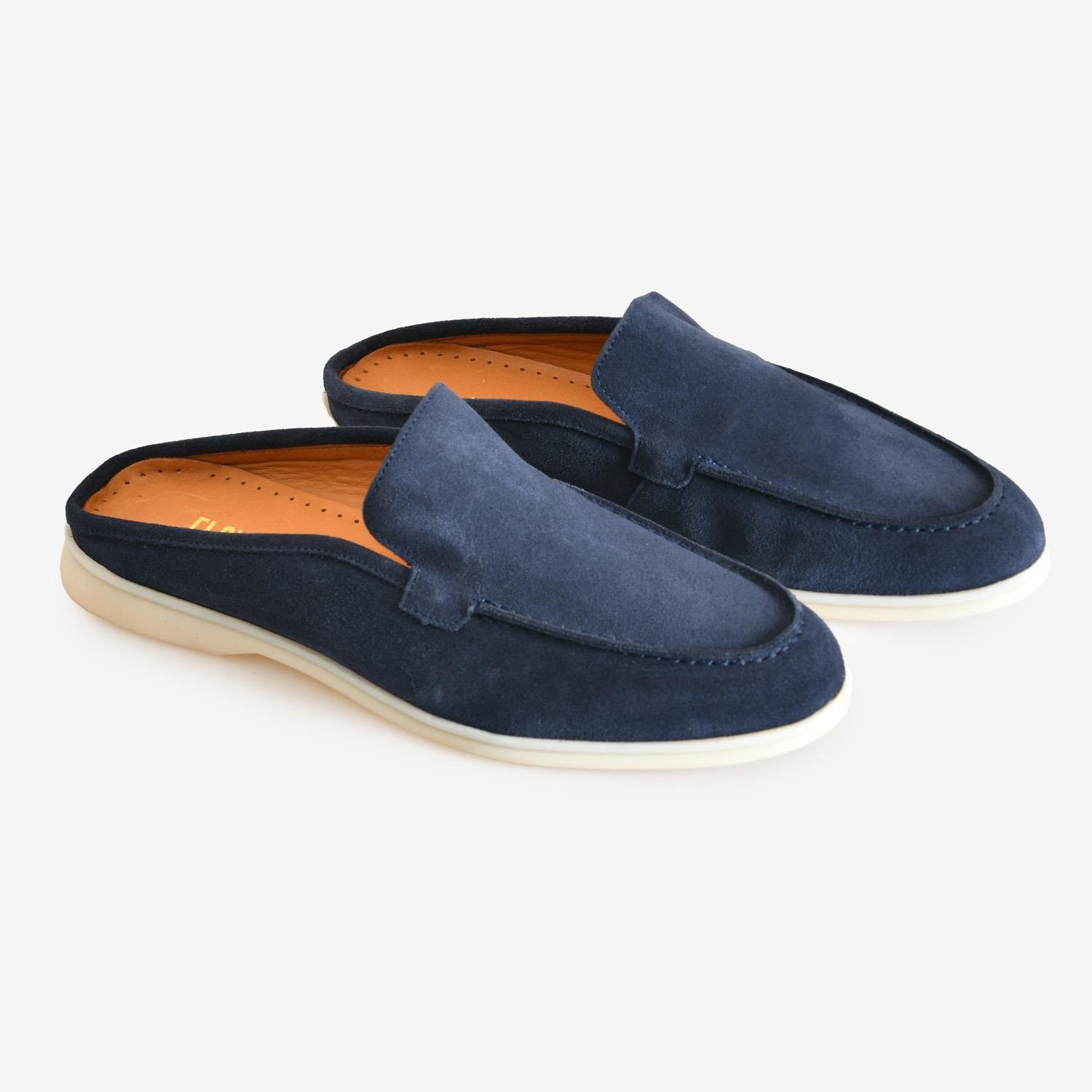 Lacivert Süet Günlük Erkek Terlik