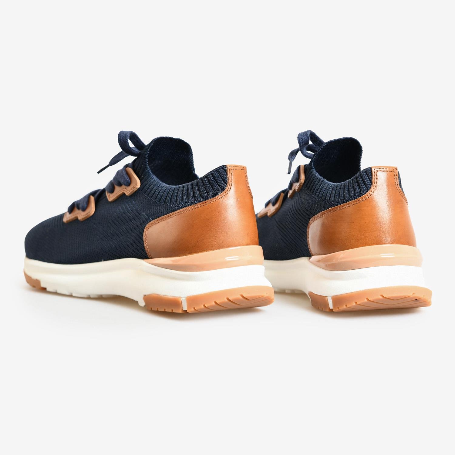 Lacivert Triko Bağcıklı Erkek Spor Ayakkabı