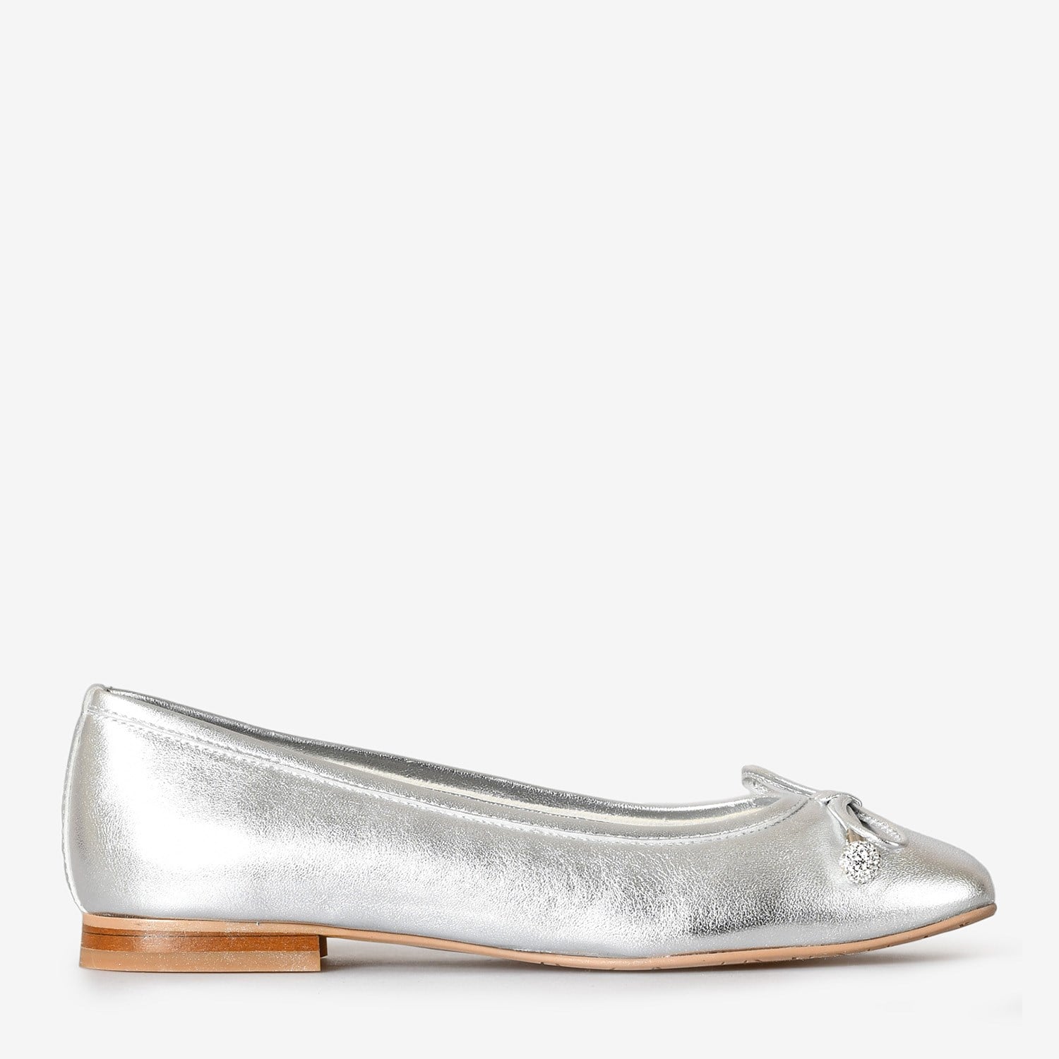 Lame Taş Detaylı Deri Kadın Loafer
