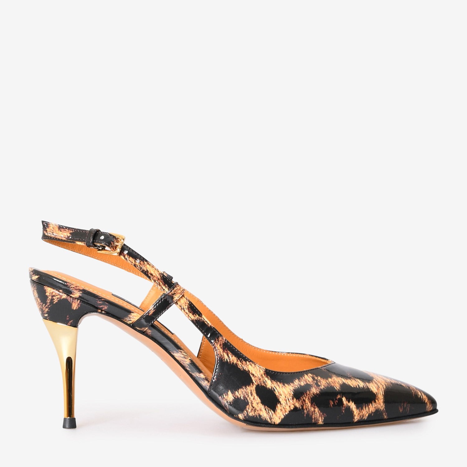 Leopar Rugan Kadın Abiye Sandalet