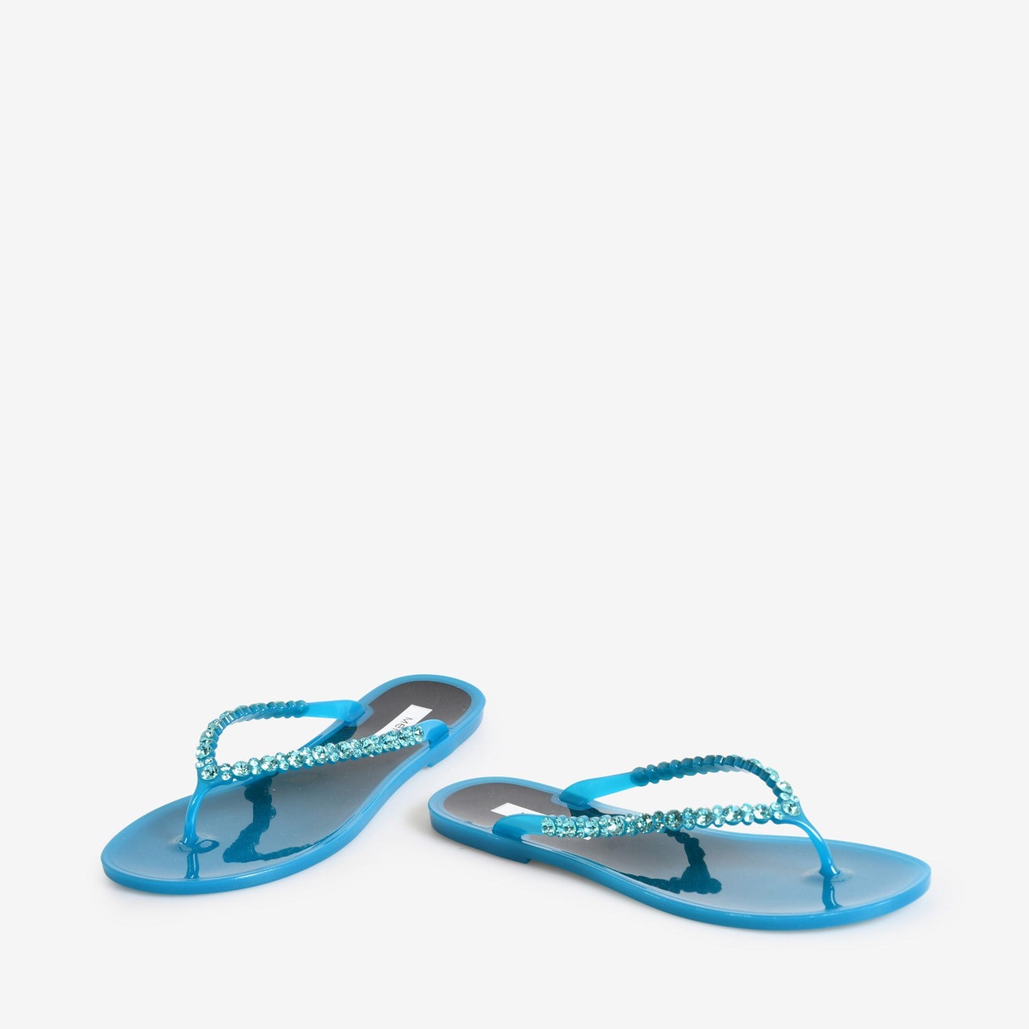 Menghi Mavi Taşlı Kadın Sandalet
