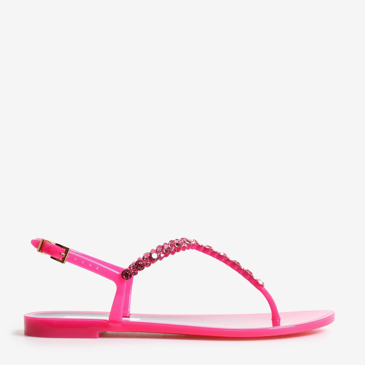Menghi Pembe Taşlı Kadın Sandalet