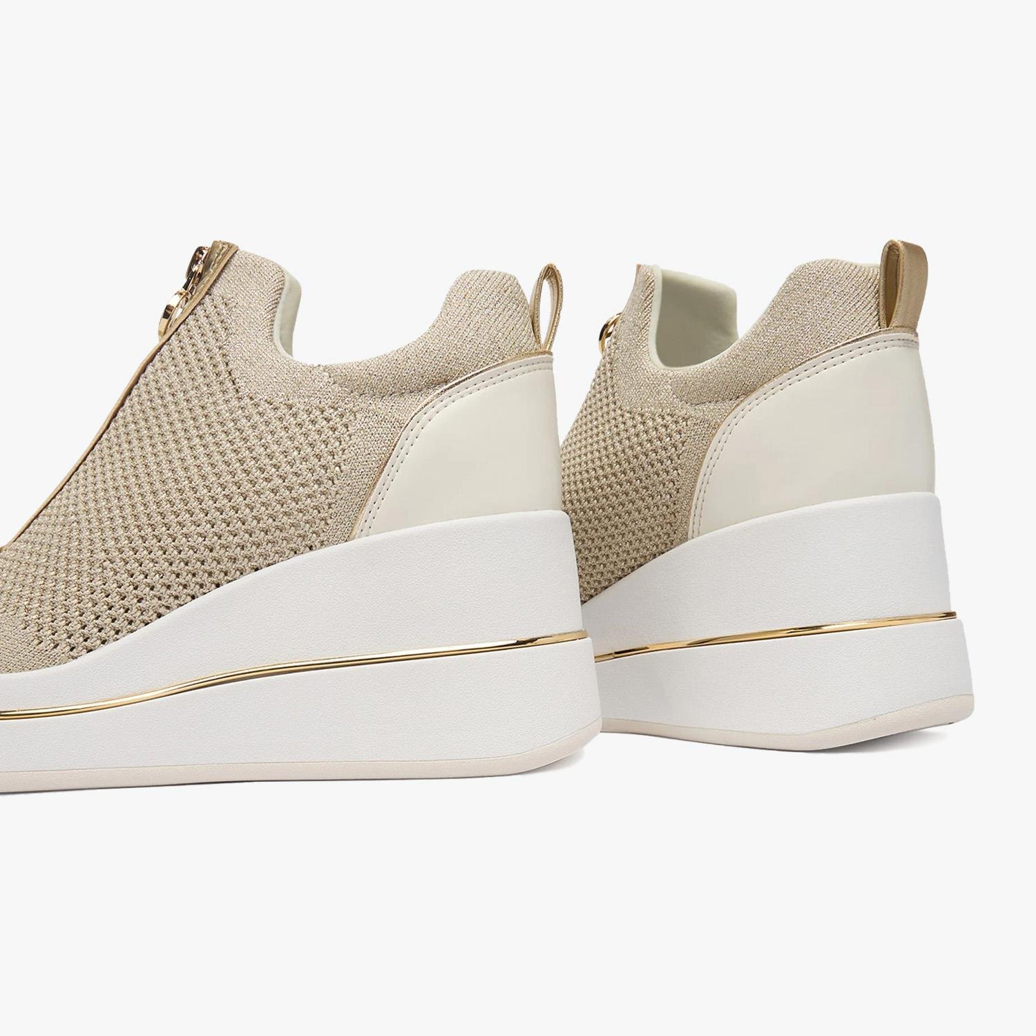 Michael Kors Bej Dolgu Topuk Kadın Spor Ayakkabı