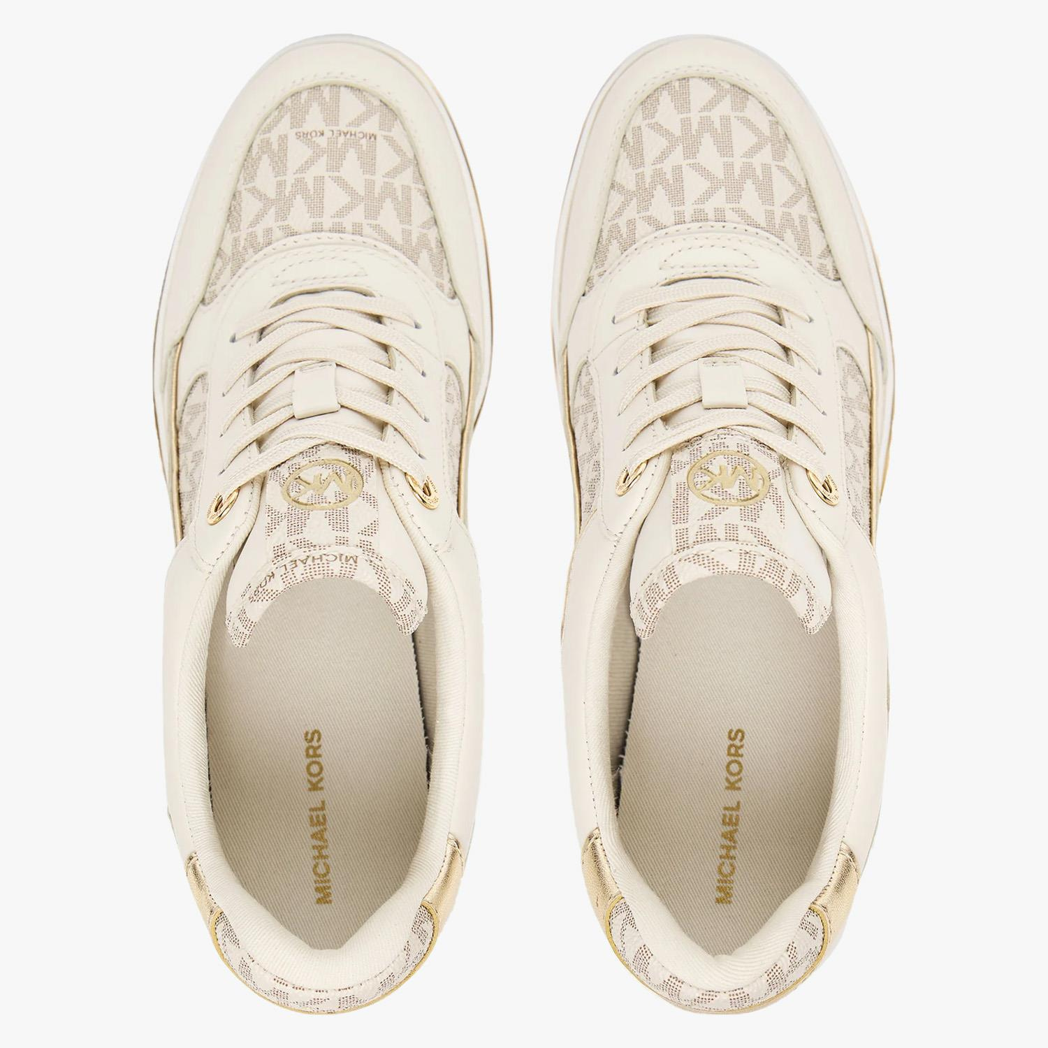 Michael Kors Bej Dolgu Topuk Kadın Spor Ayakkabı