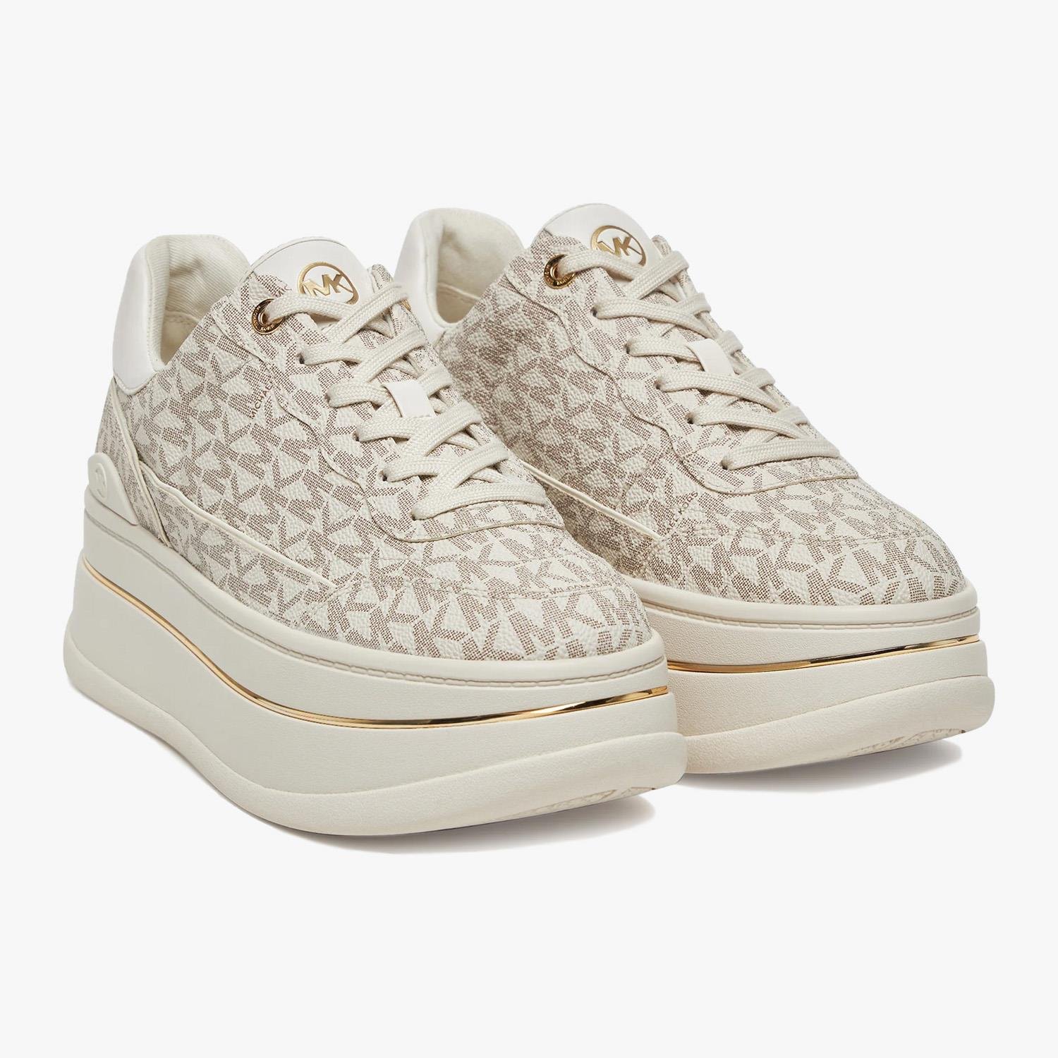 Michael Kors Bej Platformlu Kadın Spor Ayakkabı