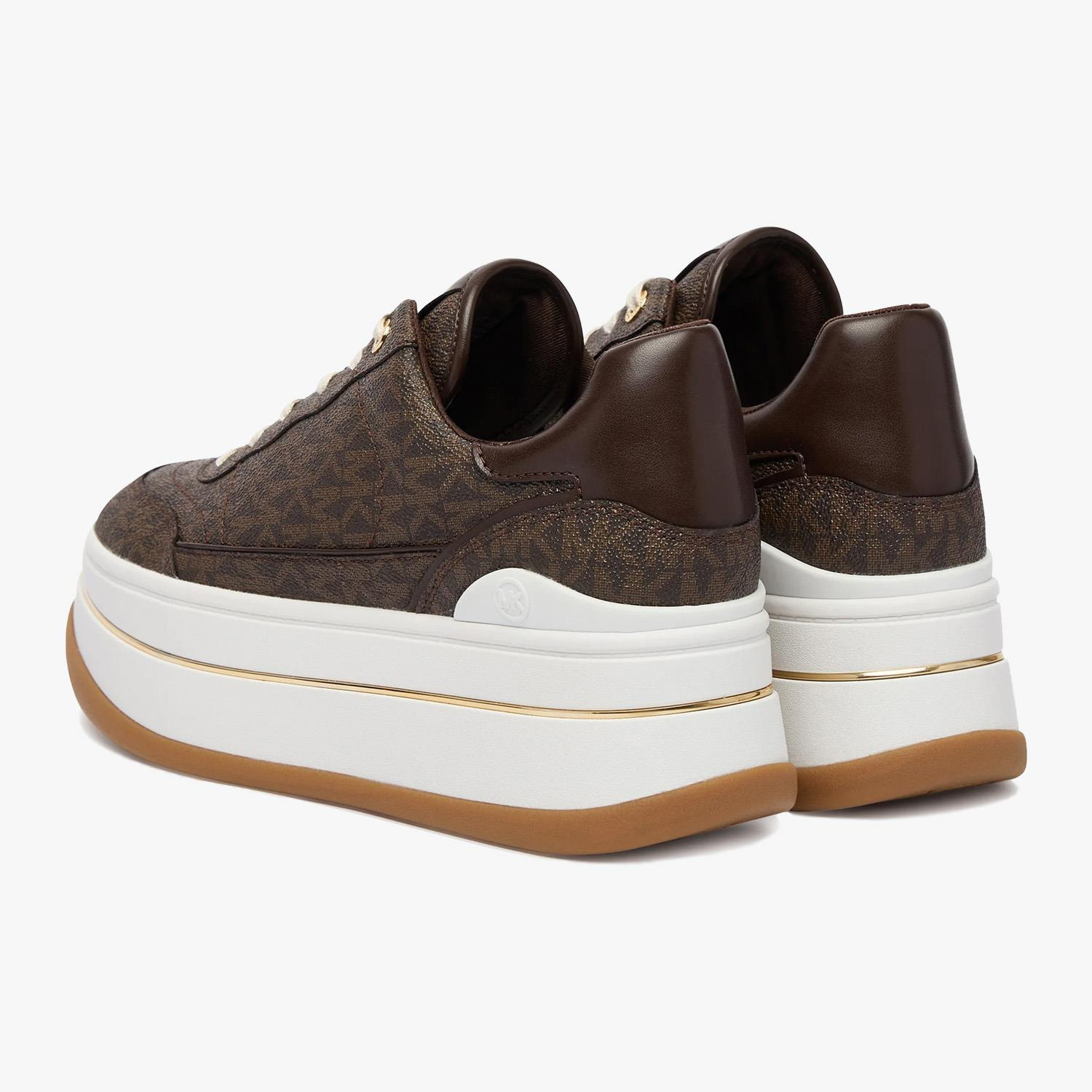 Michael Kors Kahve Platformlu Kadın Spor Ayakkabı