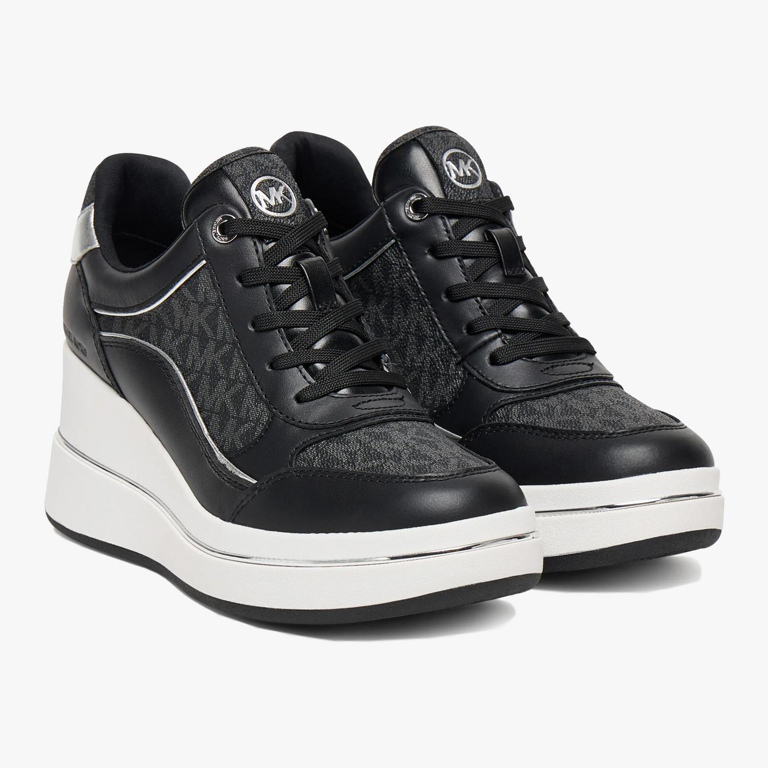 Michael Kors Siyah Dolgu Topuk Kadın Spor Ayakkabı