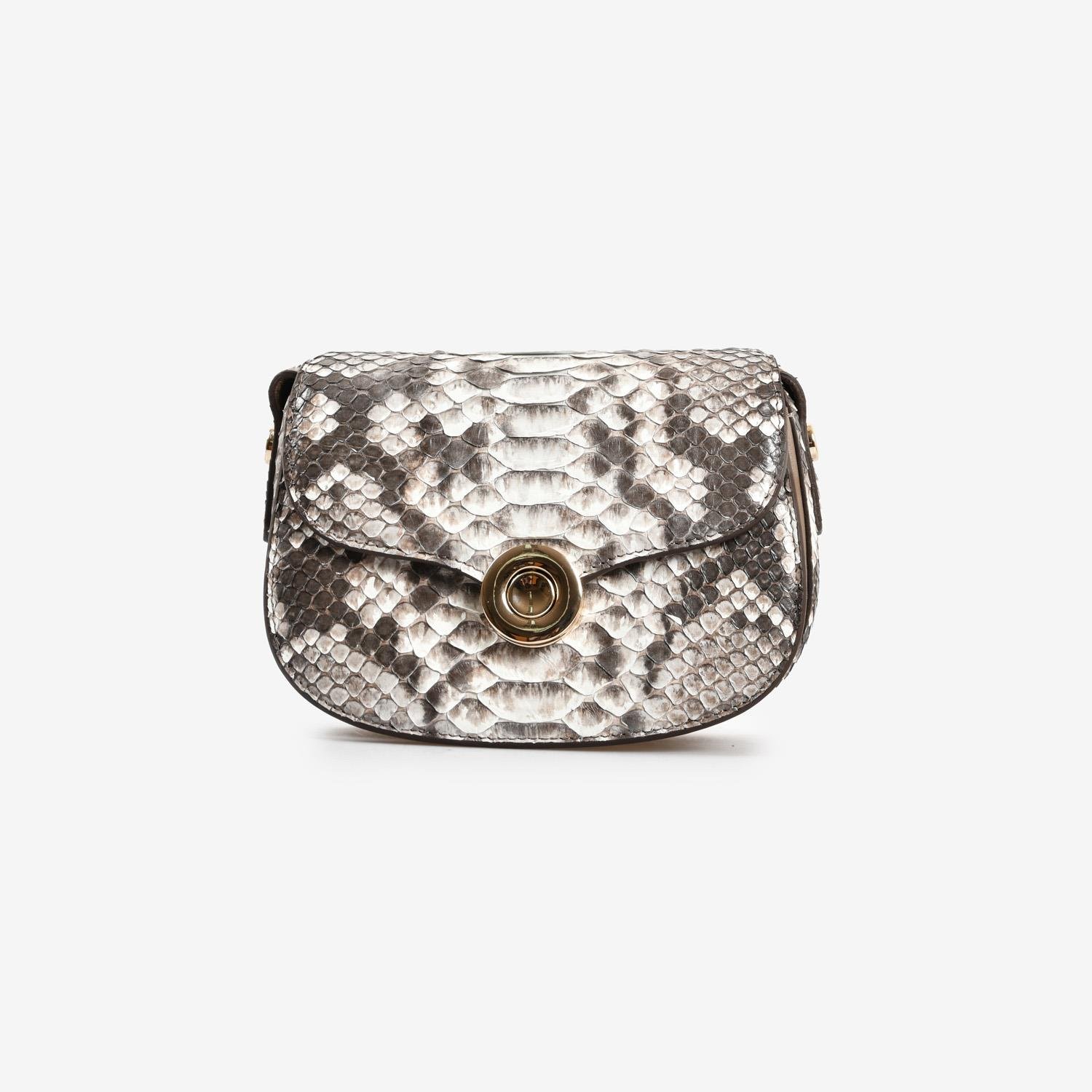 Naturel Piton Deri Kadın Askılı Çanta