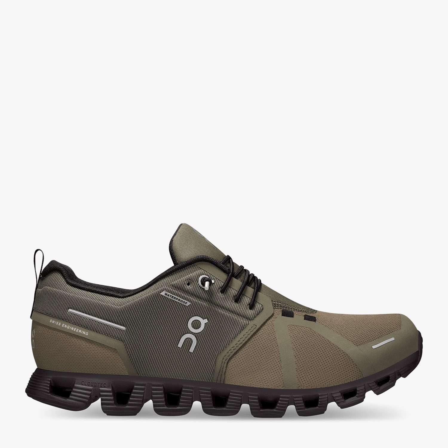 On Running Cloud 5 Waterproof Haki Erkek Spor Ayakkabı