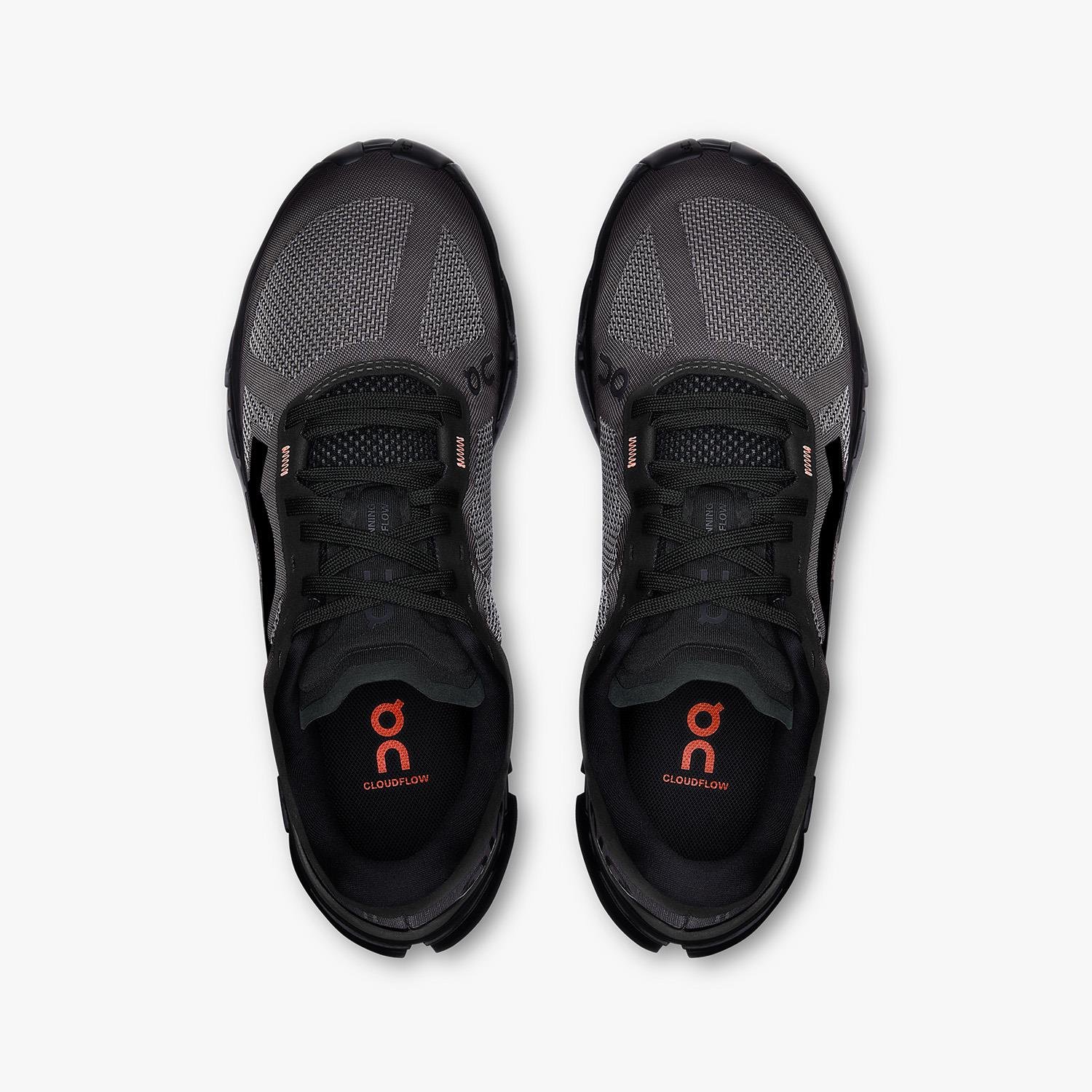 On Running Cloudflow 5 Siyah Kadın Koşu Ayakkabısı
