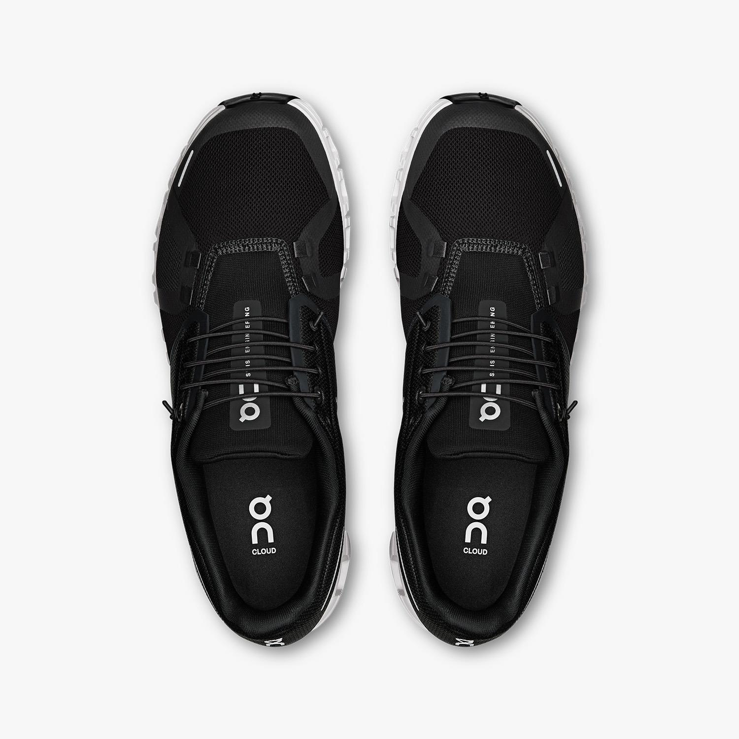 On Runnıng Siyah Cloud 6 Kadın Koşu Ayakkabısı