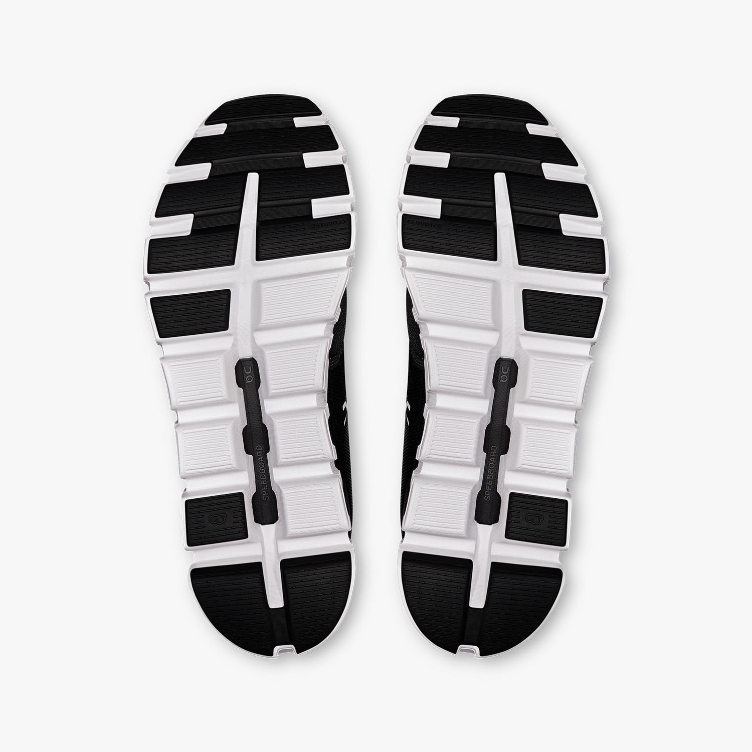 On Runnıng Siyah Cloud 6 Kadın Koşu Ayakkabısı