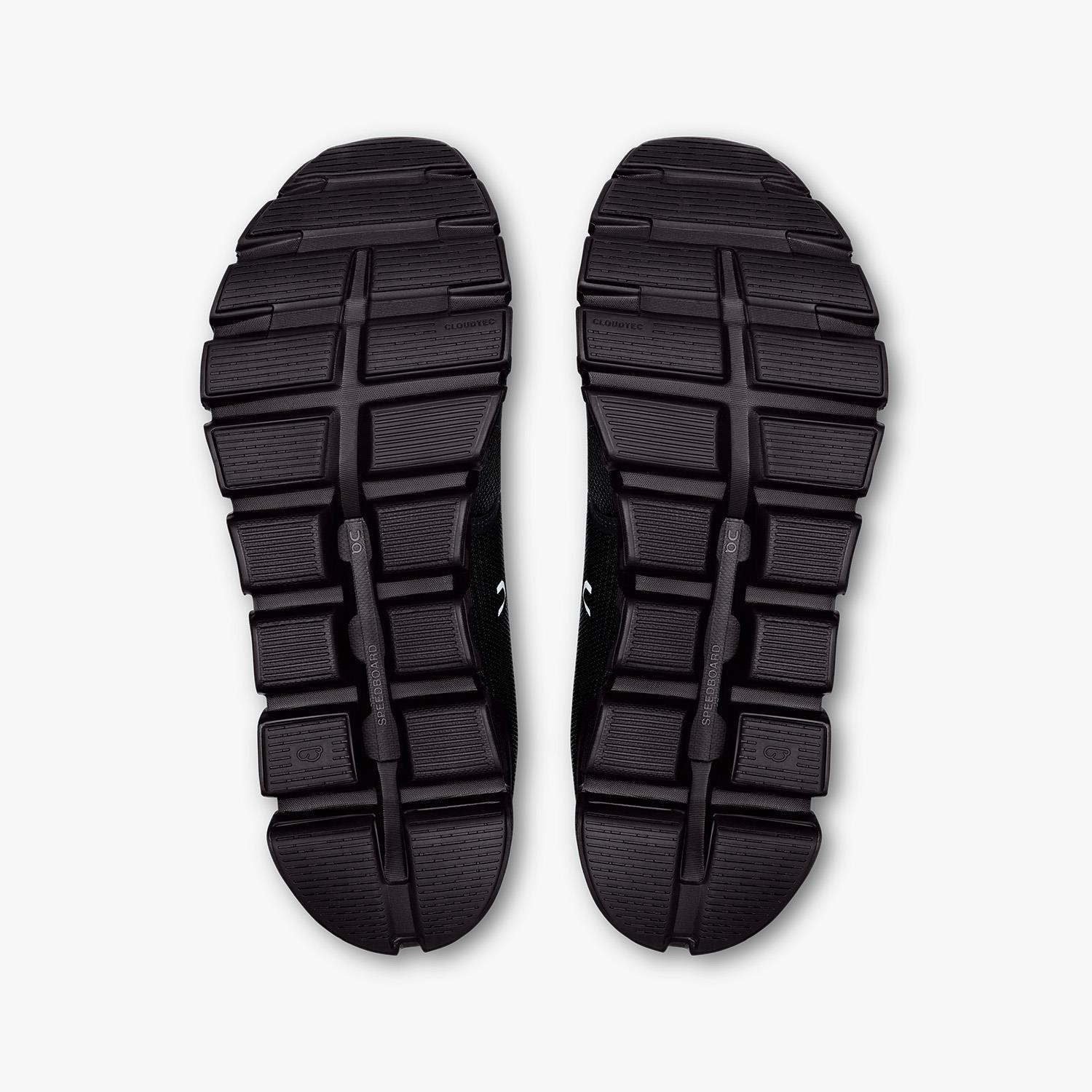 On Runnıng Siyah Cloud 6 Kadın Koşu Ayakkabısı