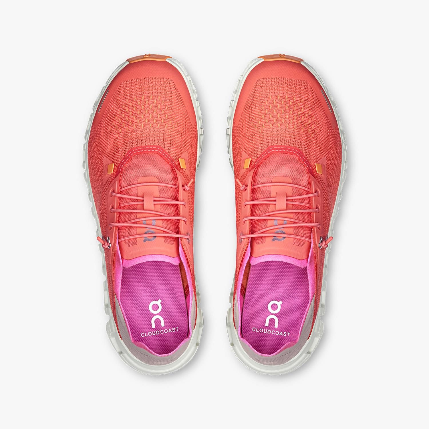 On Runnıng Turuncu Cloud 6 Kadın Koşu Ayakkabısı