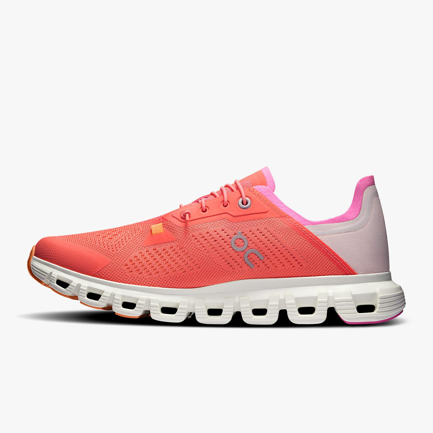 On Runnıng Turuncu Cloud 6 Kadın Koşu Ayakkabısı