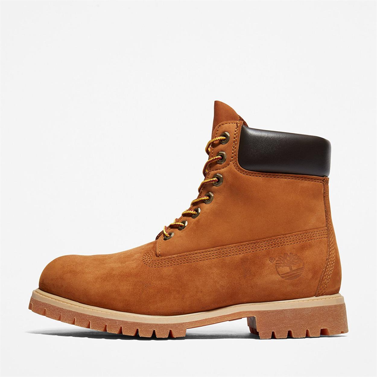 Oranj Deri Timberland Erkek Bot