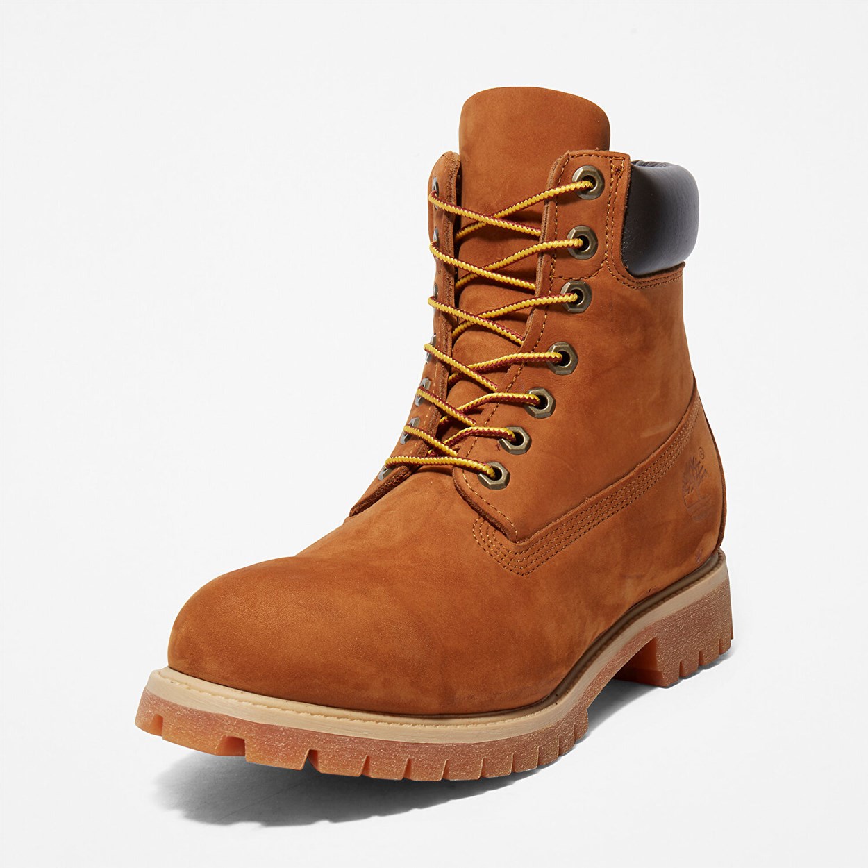 Oranj Deri Timberland Kadın Bot