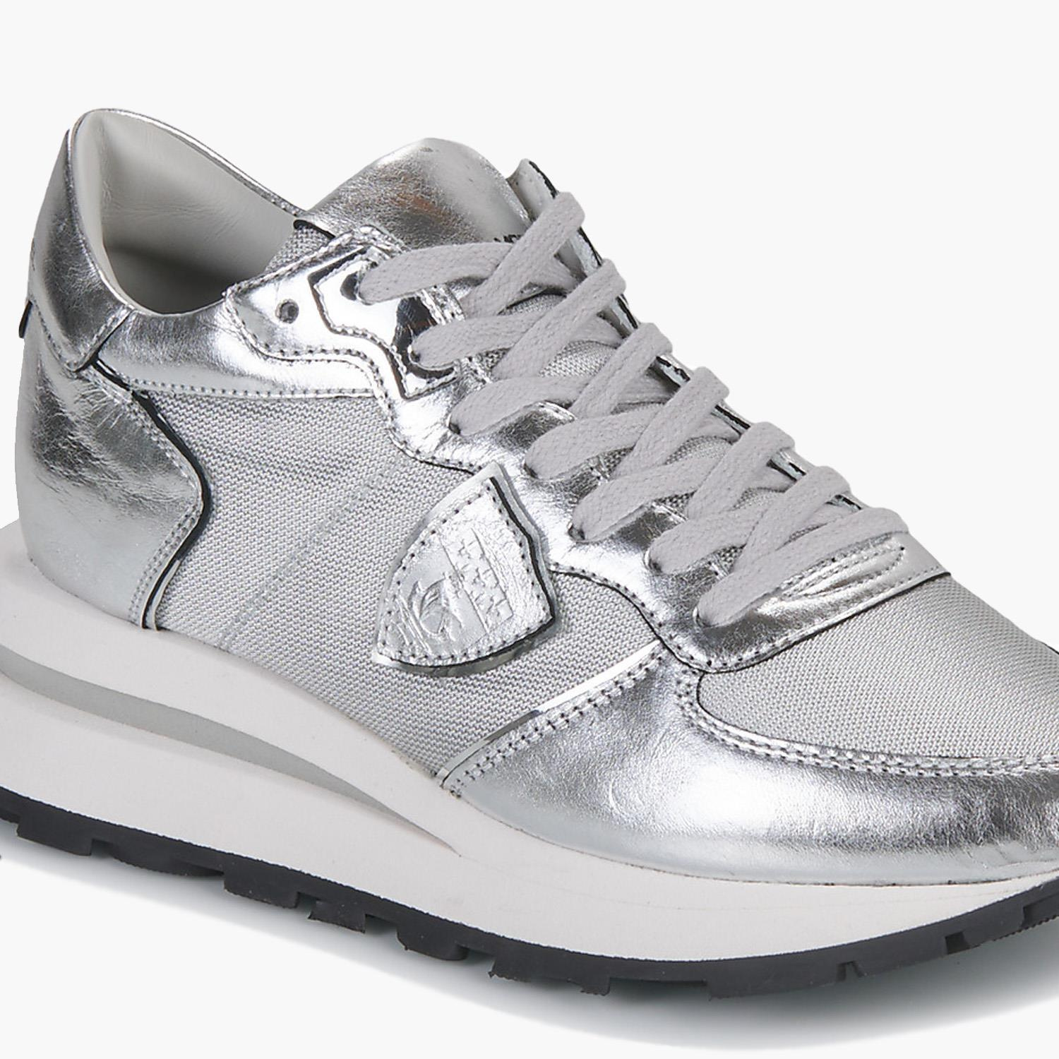 Philippe Model Platin Tropez Haute Low Kadın Spor Ayakkabı