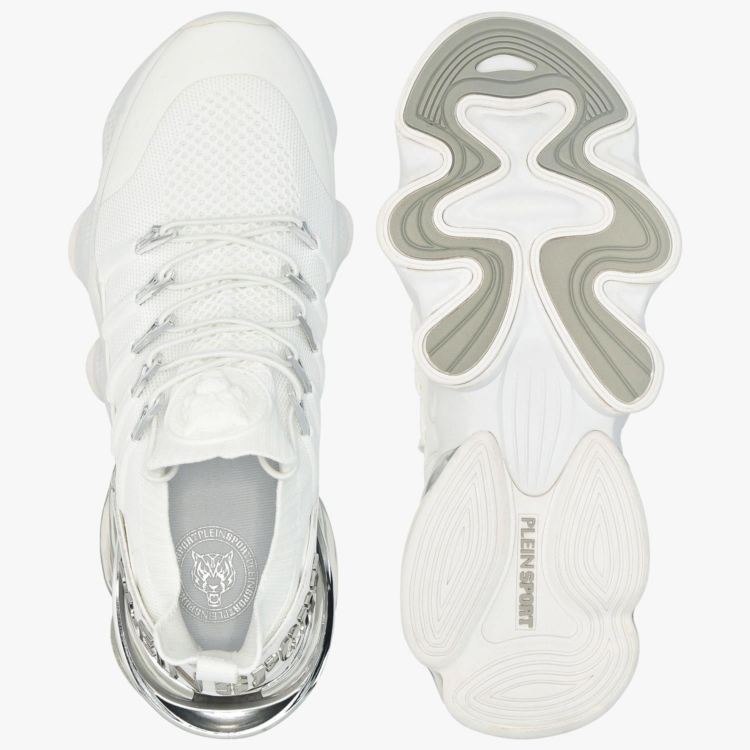 PLEIN SPORT BEYAZ NIKEL TOPUK DETAYLI ERKEK SPOR AYAKKABI