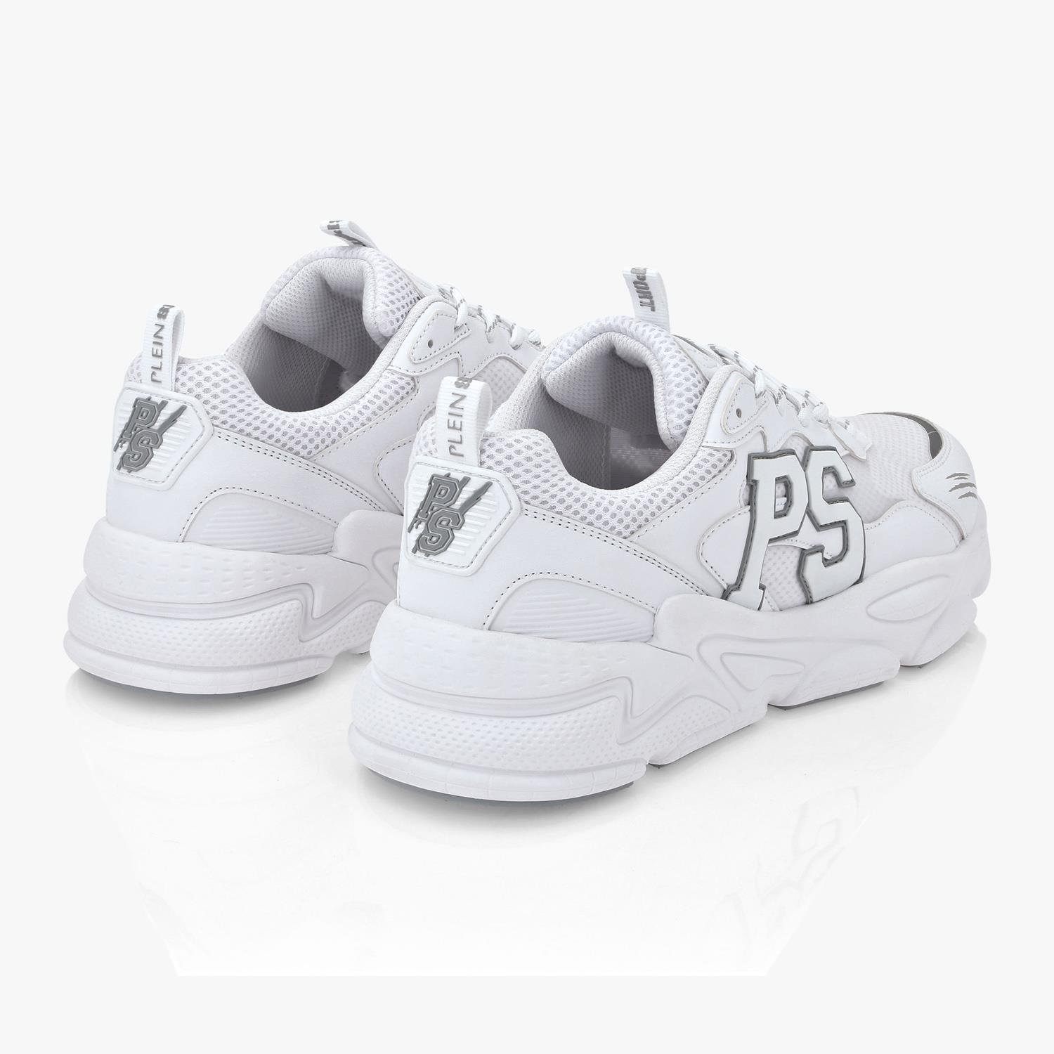 PLEIN SPORT BEYAZ PS LOGO DETAYLI ERKEK SPOR AYAKKABI