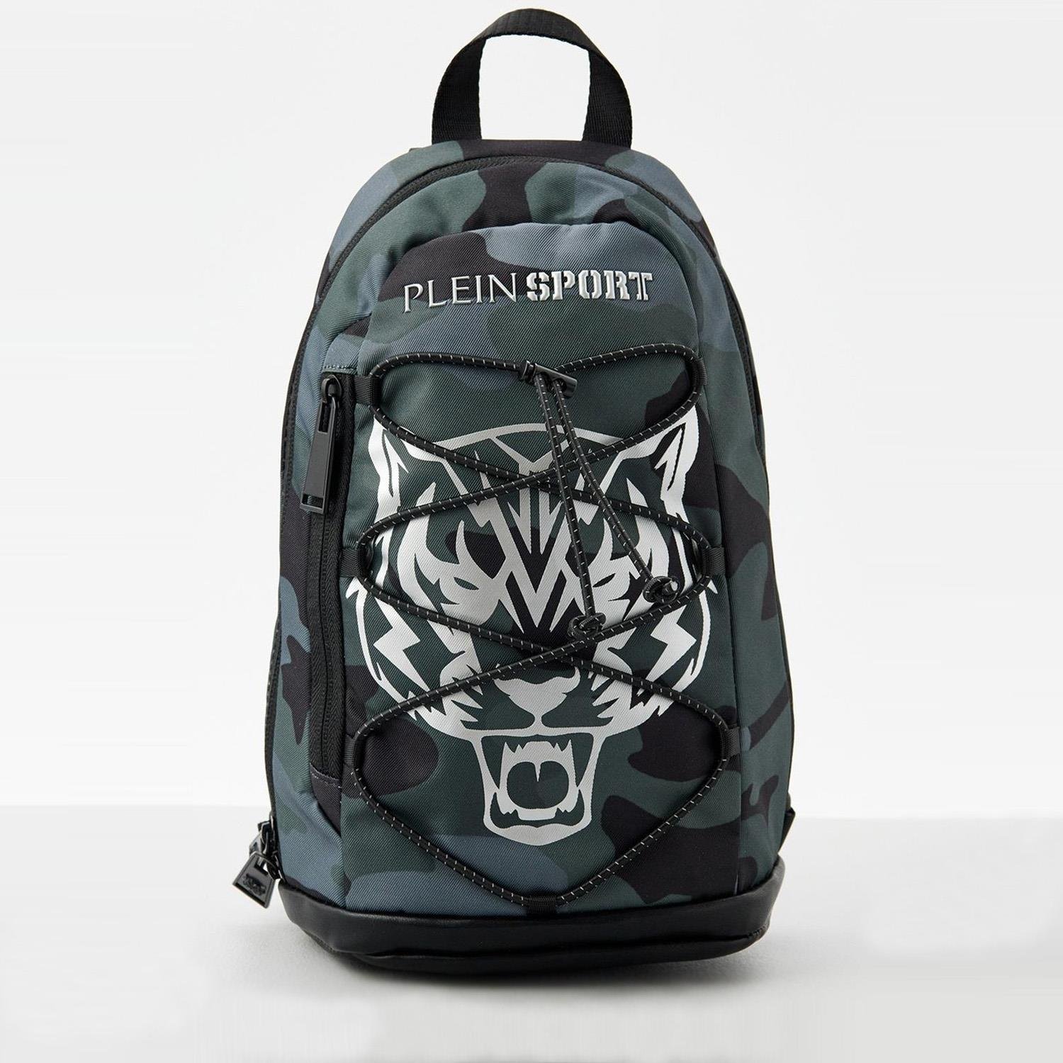 Plein Sport Grı Çapraz Askılı Erkek Çanta