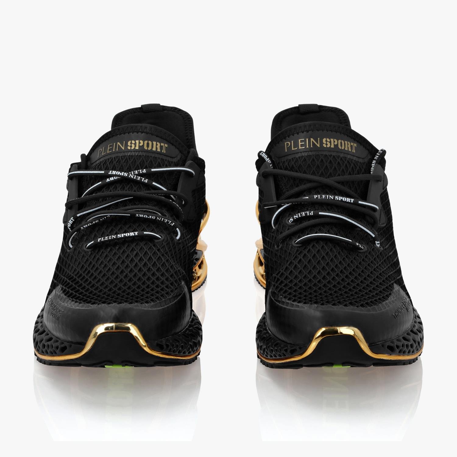 PLEIN SPORT SIYAH GOLD TOPUK DETAYLI ERKEK SPOR AYAKKABI